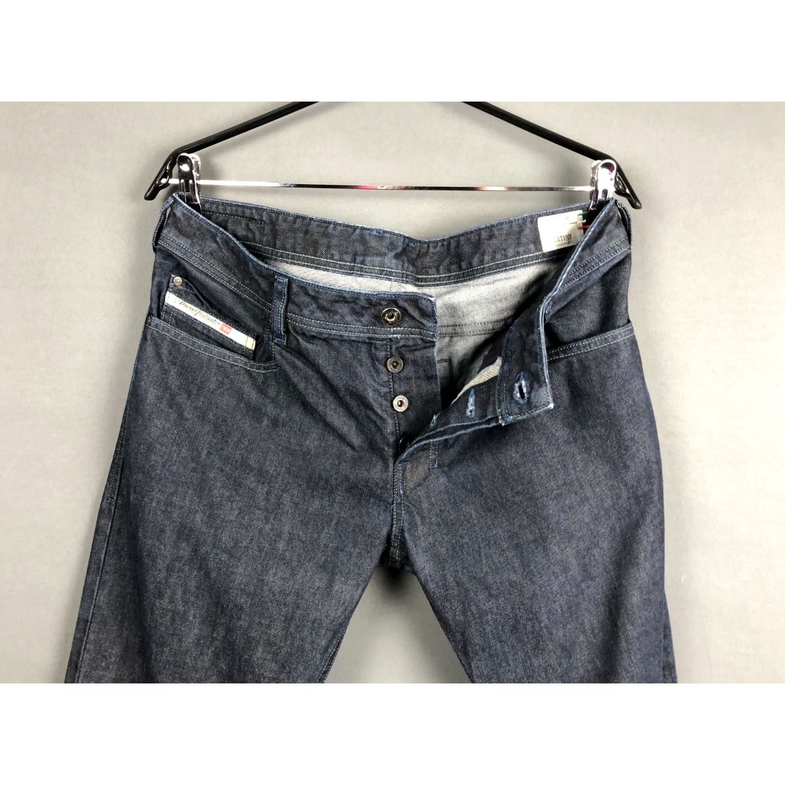 Diesel Diesel Zatiny Jeans Bootcut Men 34x32 Denim Cotton Dark Blue Leather Patch Logo Regular Rise Low Vintage No Jeans Size US 34 / EU 50 - 7 Thumbnail