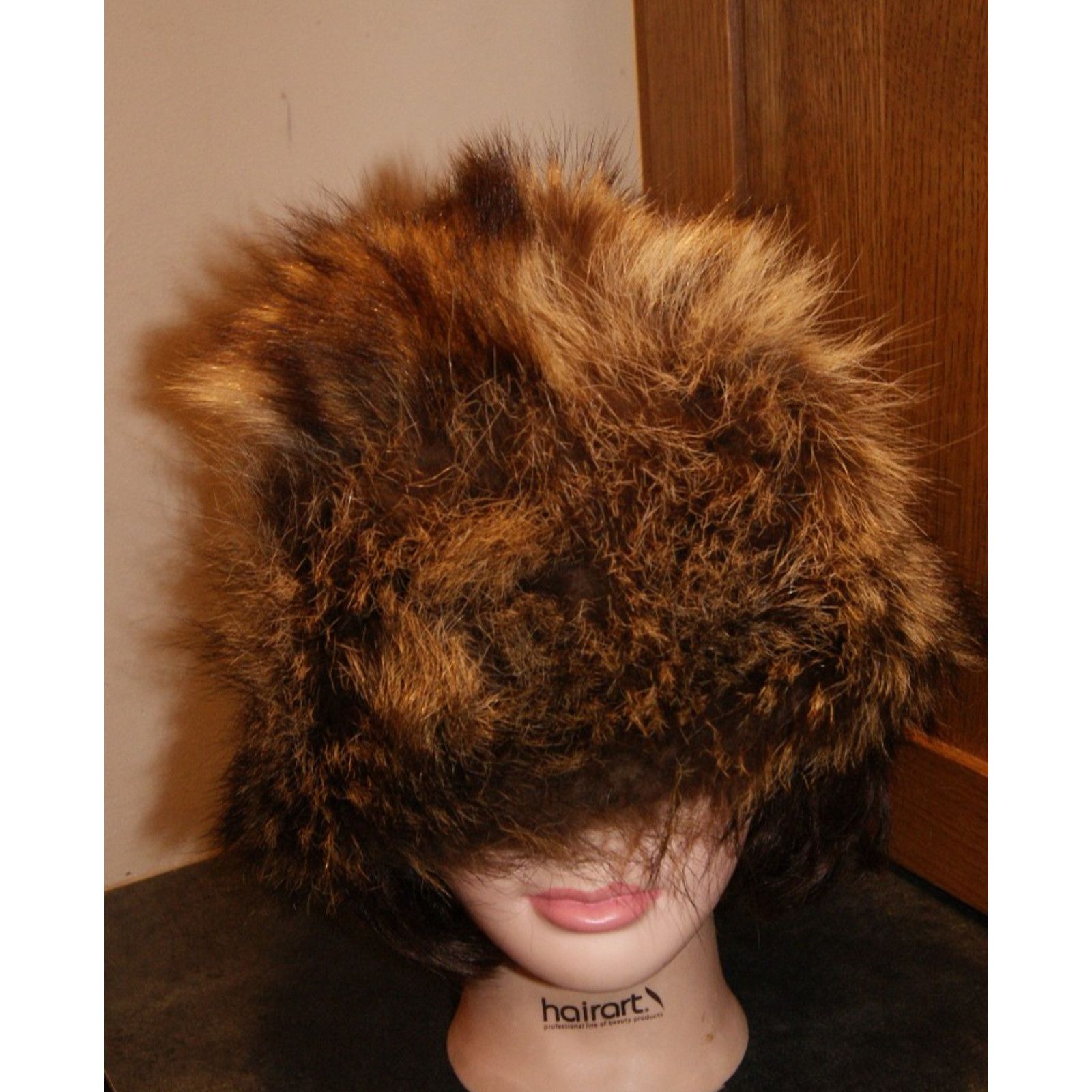 Vintage VTG Fox Fur Pillbox S/M Quilt Lined Strong & Fisher England Size ONE SIZE - 2 Thumbnail