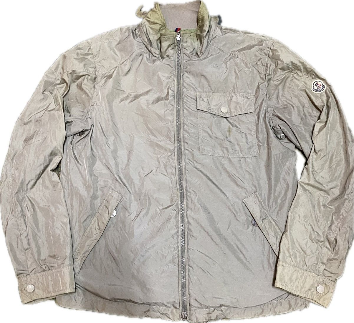 Moncler Vintage Moncler Pockettable Nylon jacket Size US L / EU 52-54 / 3 - 1 Thumbnail