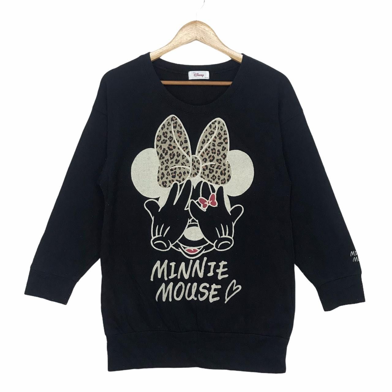 Disney Vtg DISNEY Minnie Mouse Crewneck Sweatshirt Big Logo Spell Size L / US 10 / IT 46 - 1 Thumbnail