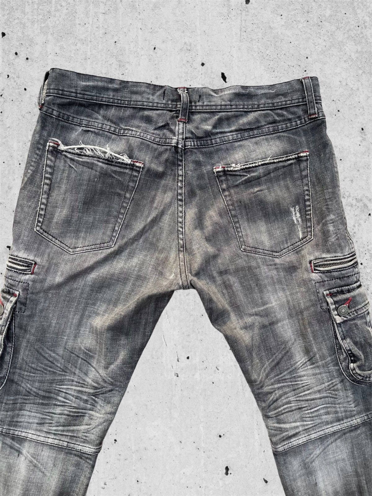 Designer × Jean 🔥 Difrrence Rupert Rusty Distressed Denim W35🔥 Size US 35 - 14 Thumbnail