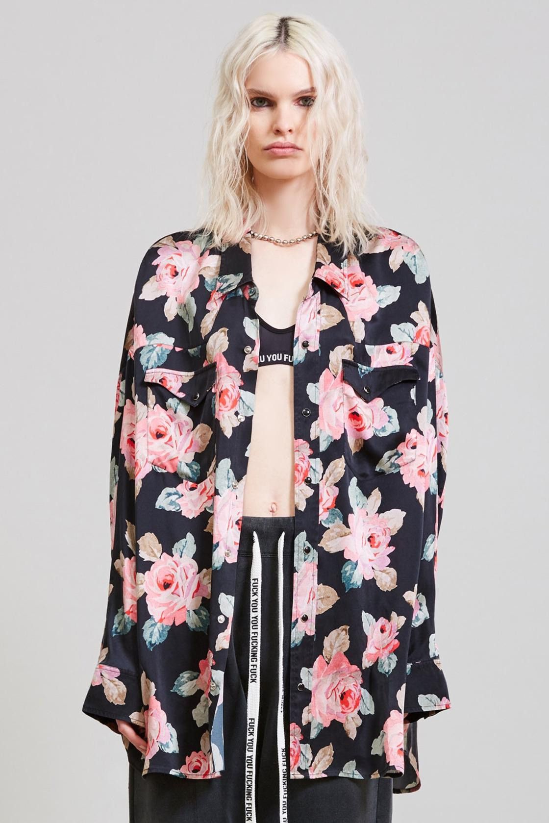 R13 Oversized Cowboy Shirt Size S / US 4 / IT 40 - 1 Thumbnail