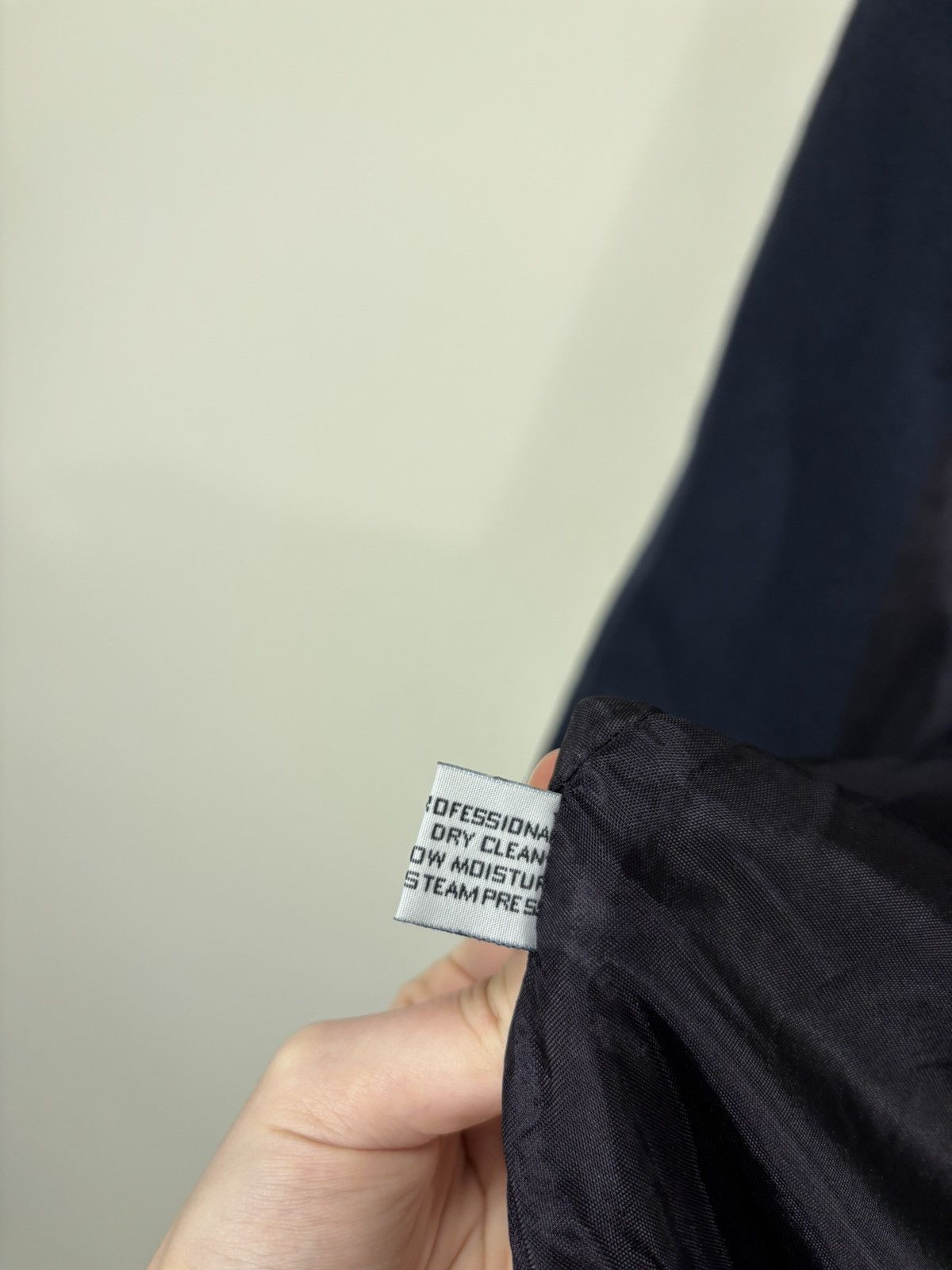 Other Vintage Lorovi Women’s Navy Blue Double Breasted Wool Coat Size XL / US 12-14 / IT 48-50 - 13 Thumbnail