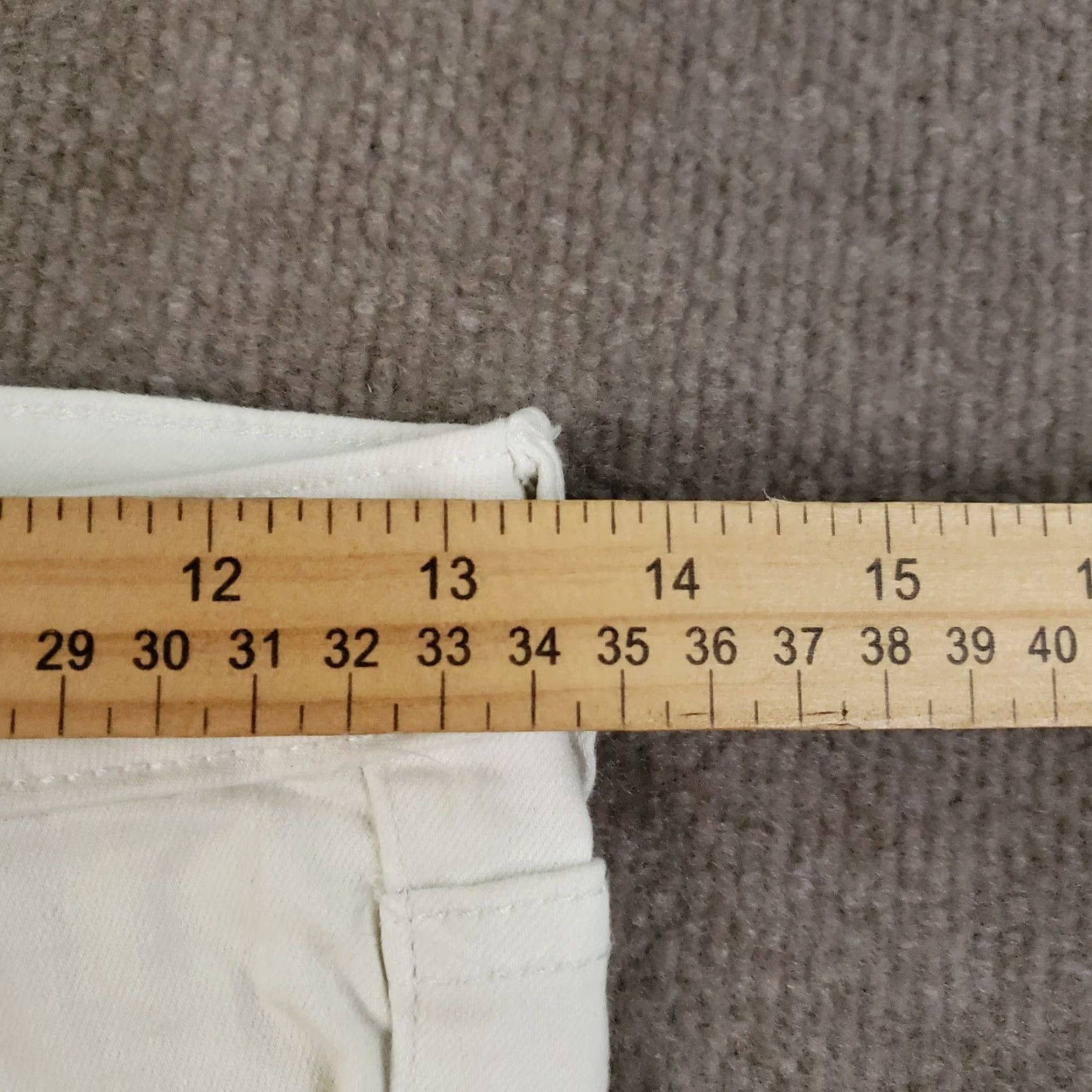 Vintage CELLO White Skinny Jeans Womens Size 7 Mid Rise Stretch Denim Casual Size 28" / US 6 / IT 42 - 6 Thumbnail