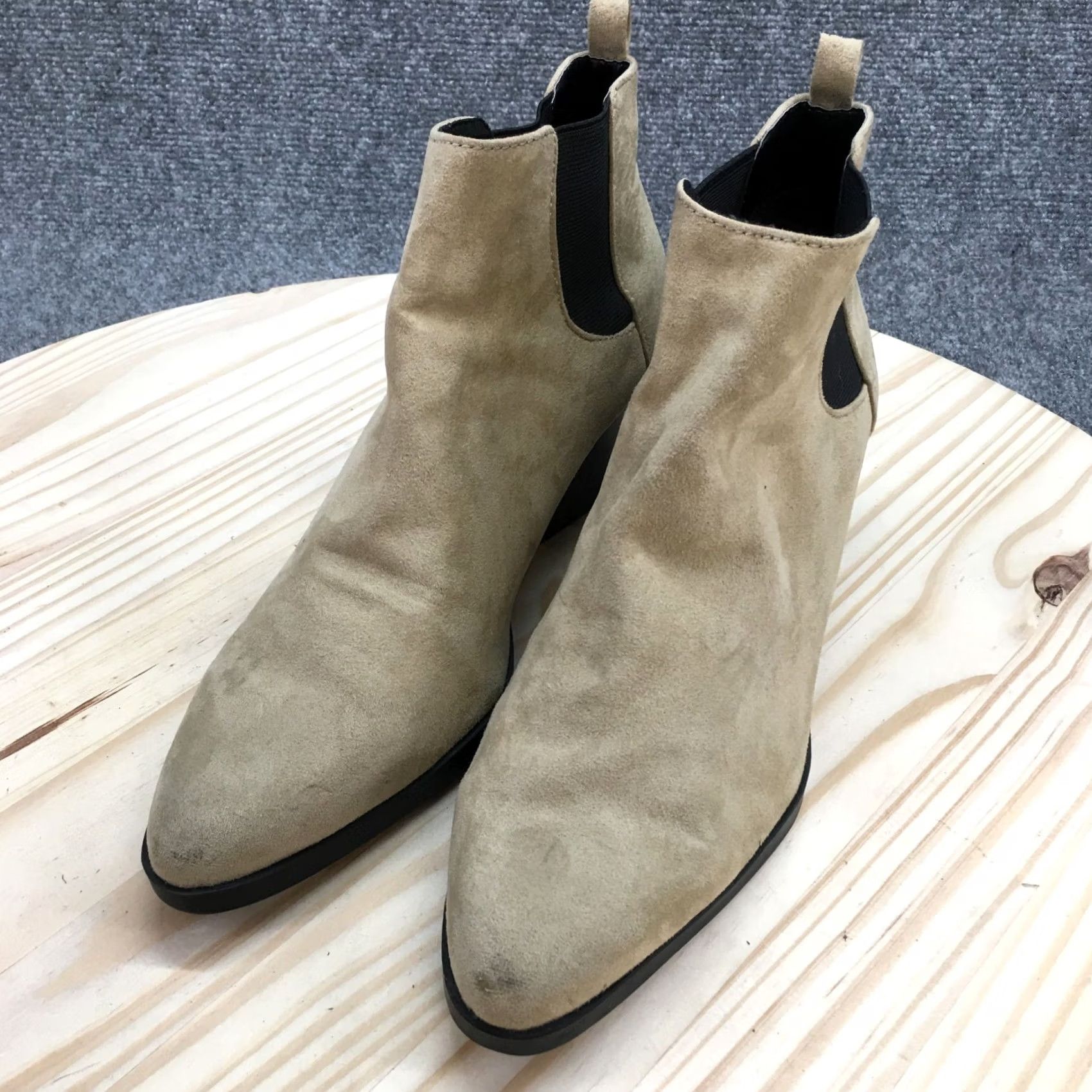 Old Navy Old Navy Chestnut Brown Ankle Chelsea Boots Womens 9 Pull On Leather Casual Block Heel Chelsea Shoe Size US 9 / IT 39 - 3 Thumbnail