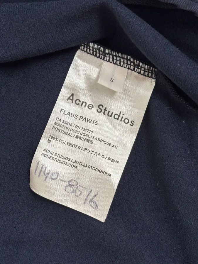 Acne Studios AW2015 Acne Studios Navy Zip-up Track Top Size US S / EU 44-46 / 1 - 9 Thumbnail