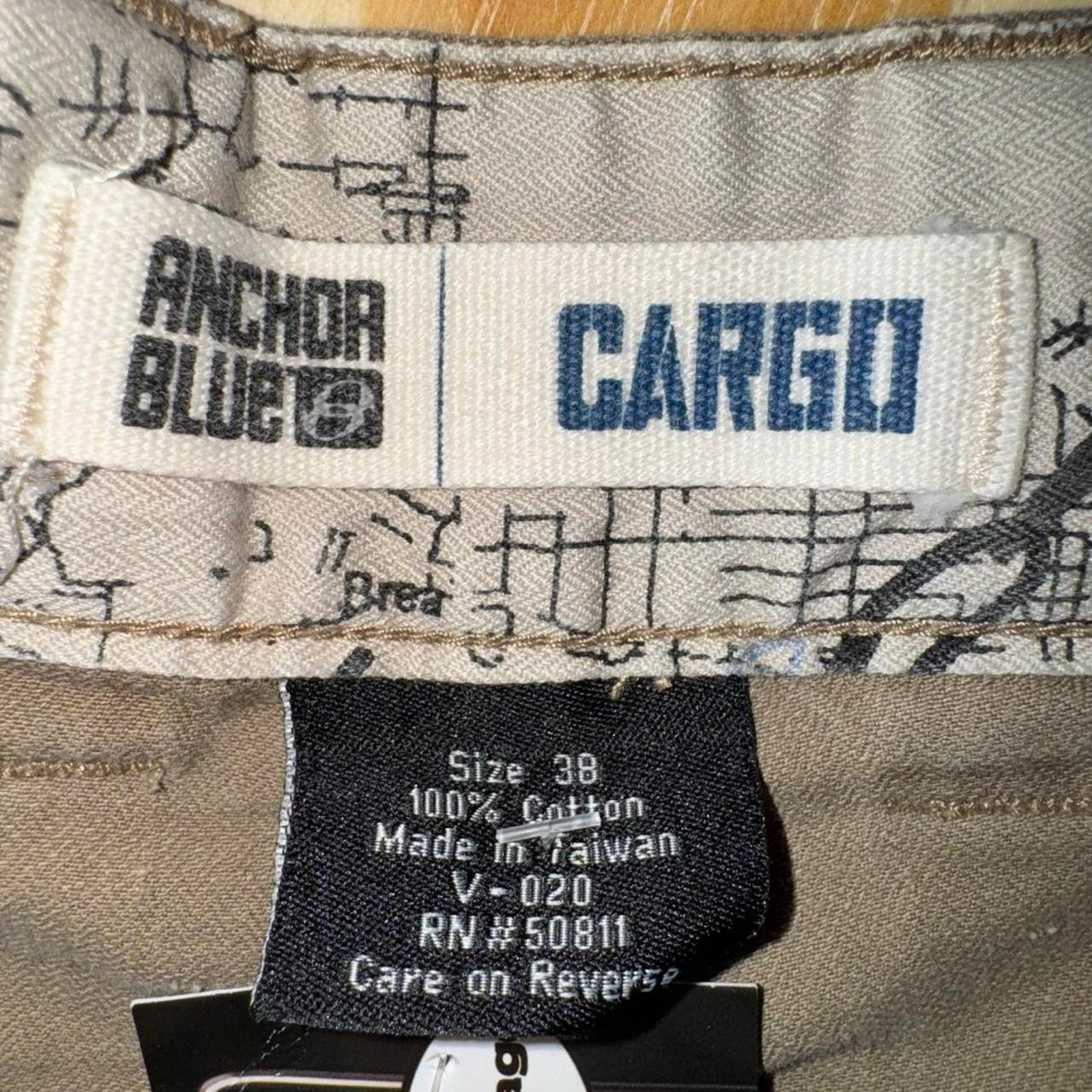 Anchor Blue Vintage y2k anchor blue surf skate carpenter cargo shorts Size US 38 / EU 54 - 5 Thumbnail