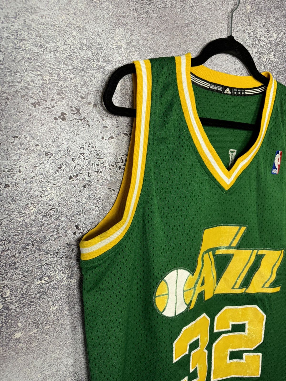 Adidas × NBA CARL MALONE Utah Jazz 2013 NBA Adidas Jersey Blokcore Size US M / EU 48-50 / 2 - 5 Thumbnail