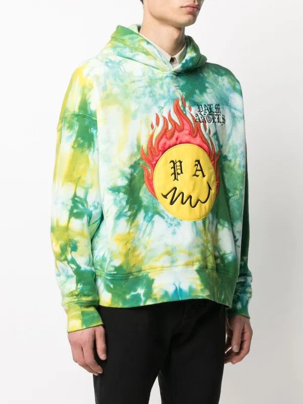 Palm Angels o1y0325 Logo Hoodie in Multicolor Size US XXS / EU 40 - 3 Thumbnail