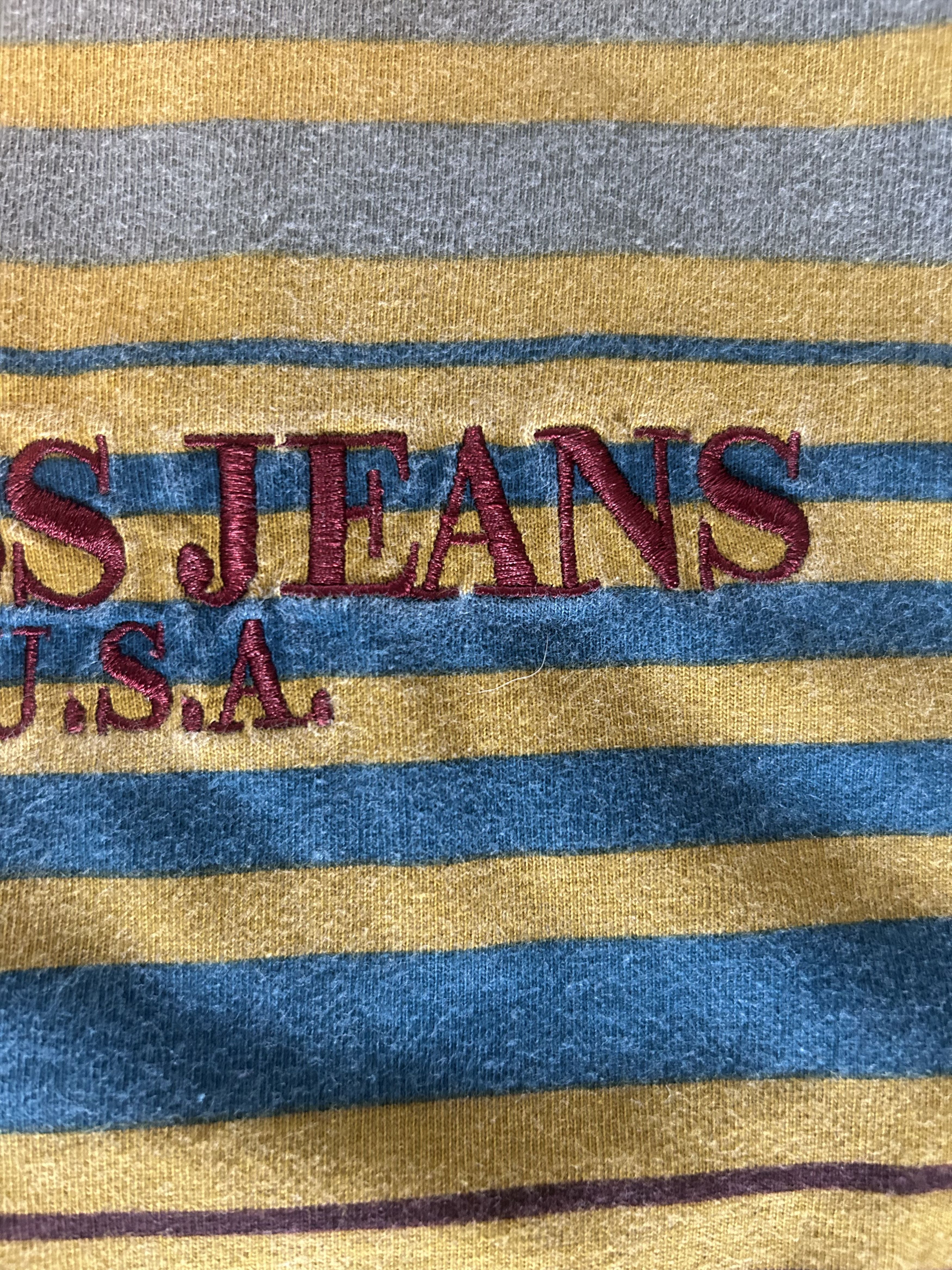 Guess Vintage Guess Striped Shirt XL embroidered Size US XL / EU 56 / 4 - 9 Thumbnail