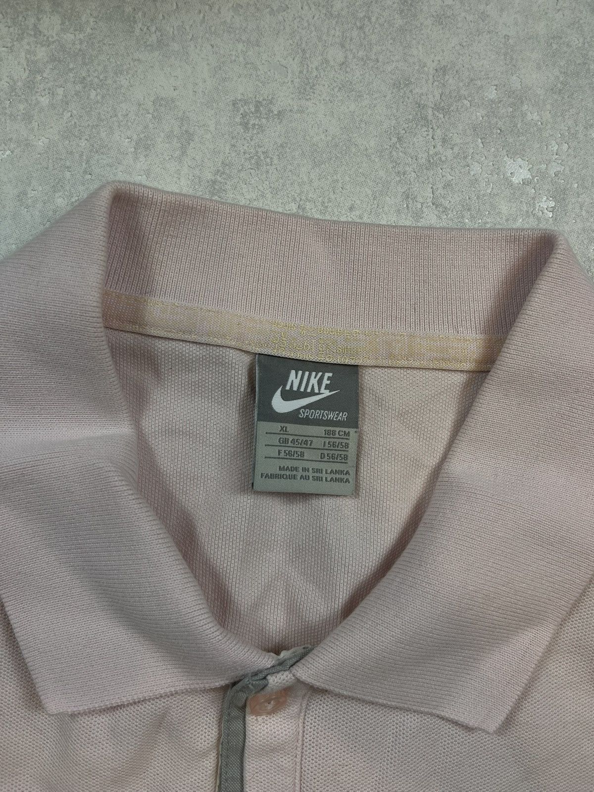 Nike × Vintage 00s Nike Retro Logo Vintage Y2K Striped Polo Size US L / EU 52-54 / 3 - 3 Thumbnail