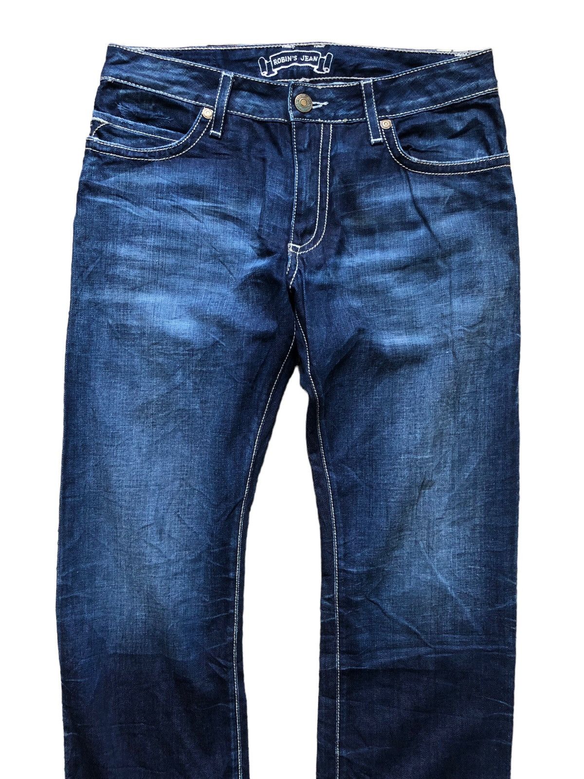 Robins Jeans Robin Jeans studded leather pocket denim pants Size US 32 / EU 48 - 3 Thumbnail