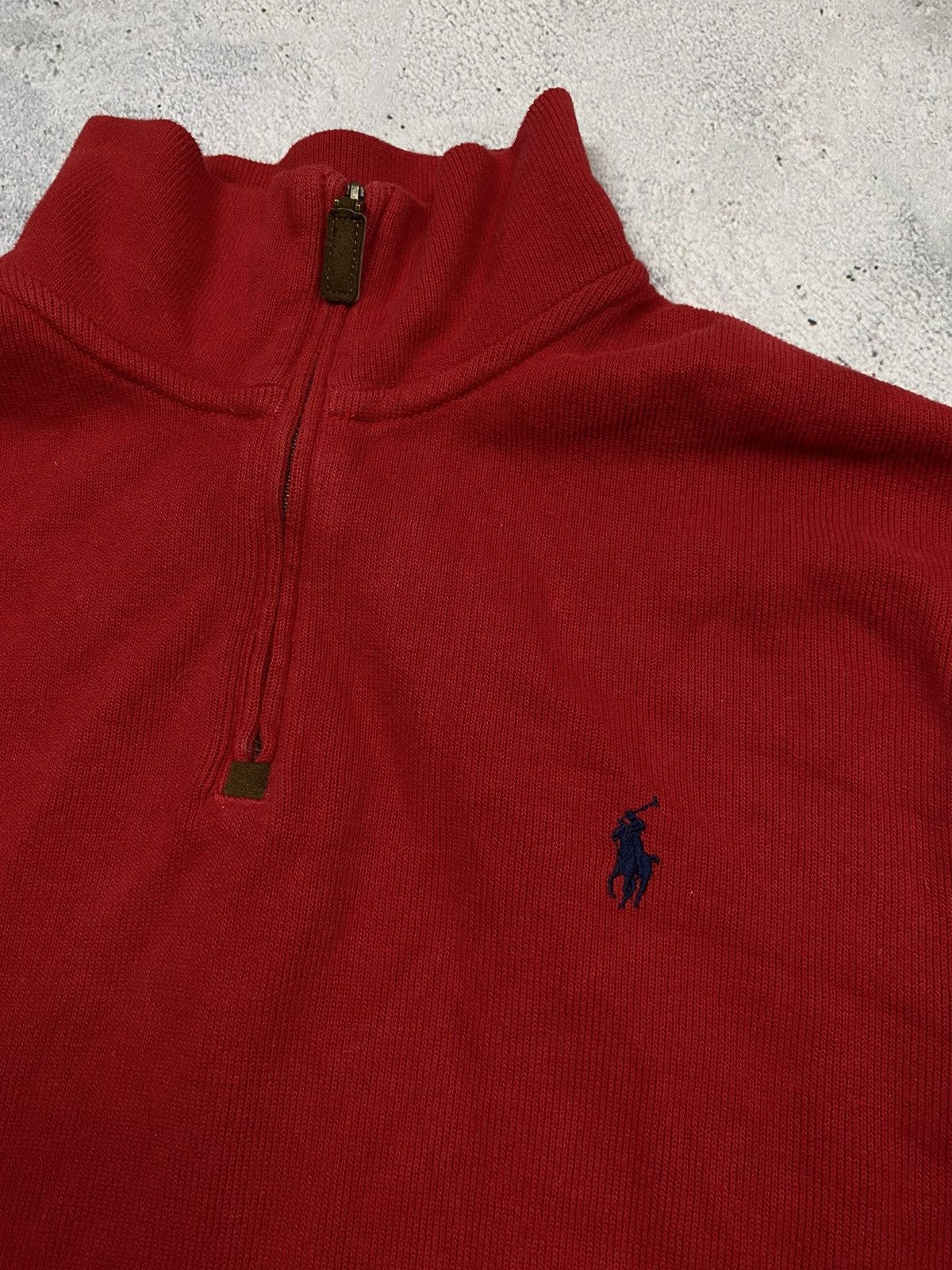Polo Ralph Lauren Polo Ralph Lauren Bear 1/2 zip sweater golf sweatshirt 90s Size US L / EU 52-54 / 3 - 3 Thumbnail
