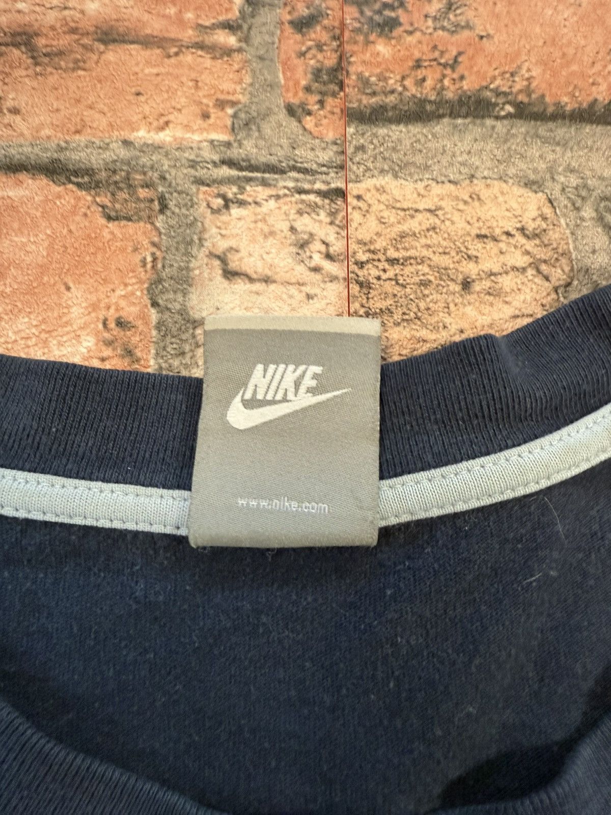 Nike × Vintage 90’s NIKE RARE CENTAL LOGO Y2K SWOOSH RETRO TEE TSHIRT Size US XL / EU 56 / 4 - 5 Thumbnail