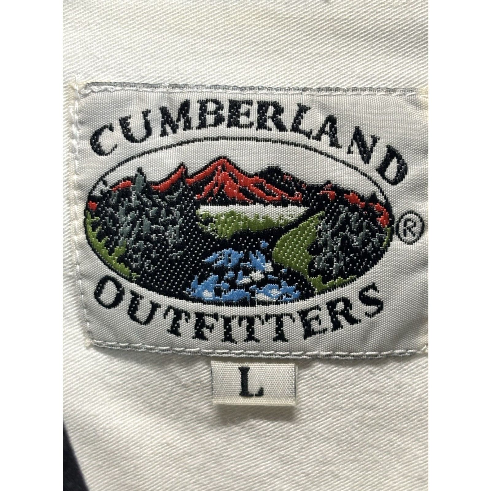 YOKE VINTAGE Cumberland Outfitters Pearl Snap Shirt Men’s Large Western Yoke Aztec Black White Mens L Shirt Size US L / EU 52-54 / 3 - 6 Thumbnail