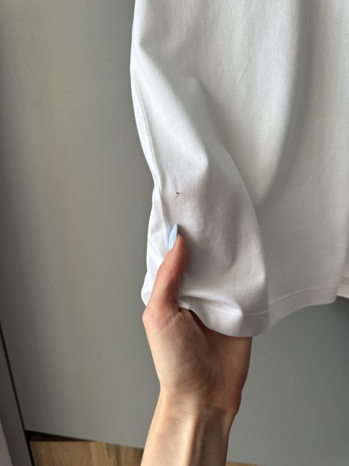 Celine Celine Logo Embroidered White T-Shirt Size S / US 4 / IT 40 - 3 Thumbnail