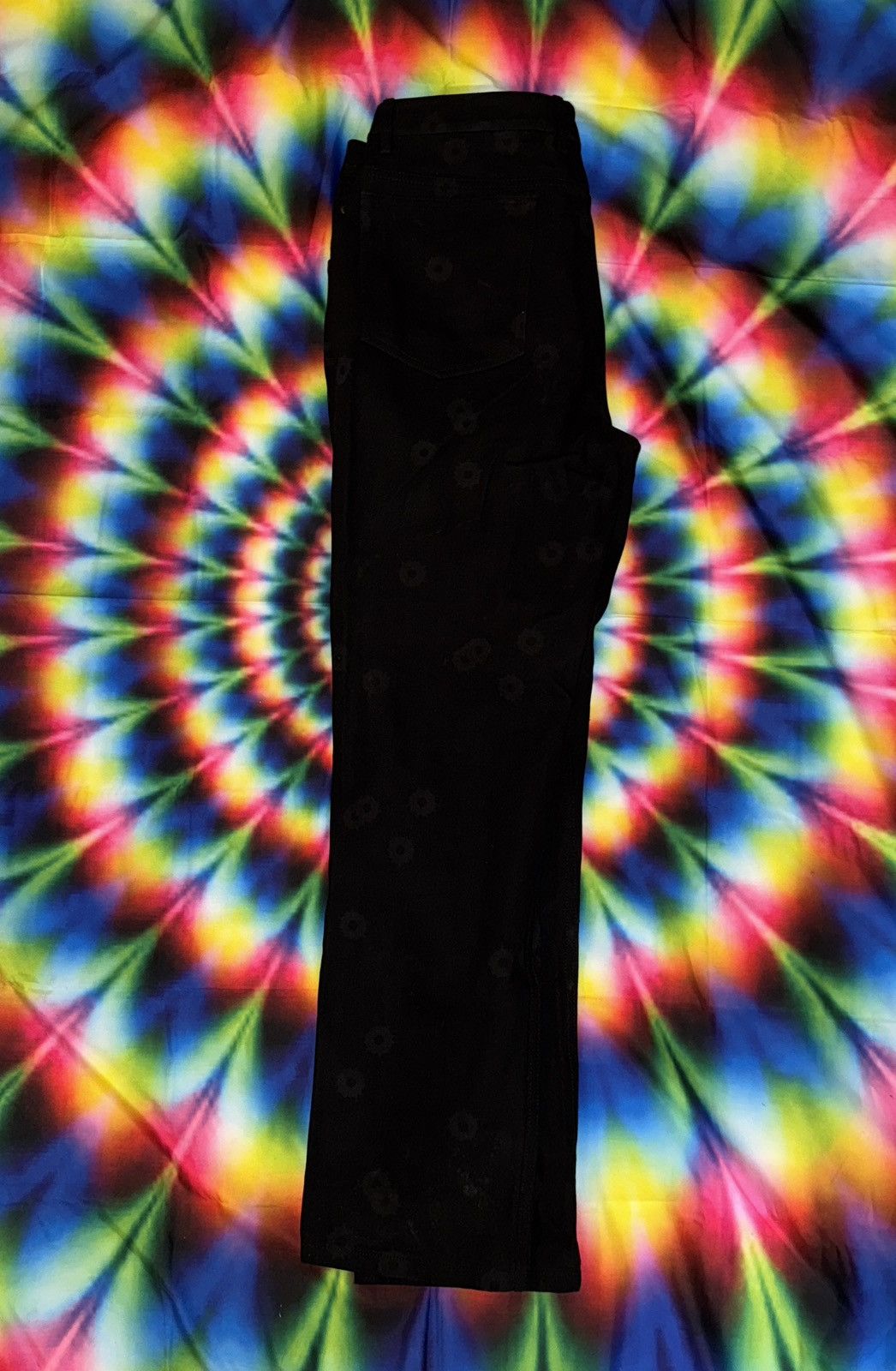 Fuck The Population FTP Bullet Hole All Over Print Denim Pants Size US 36 / EU 52 - 9 Thumbnail