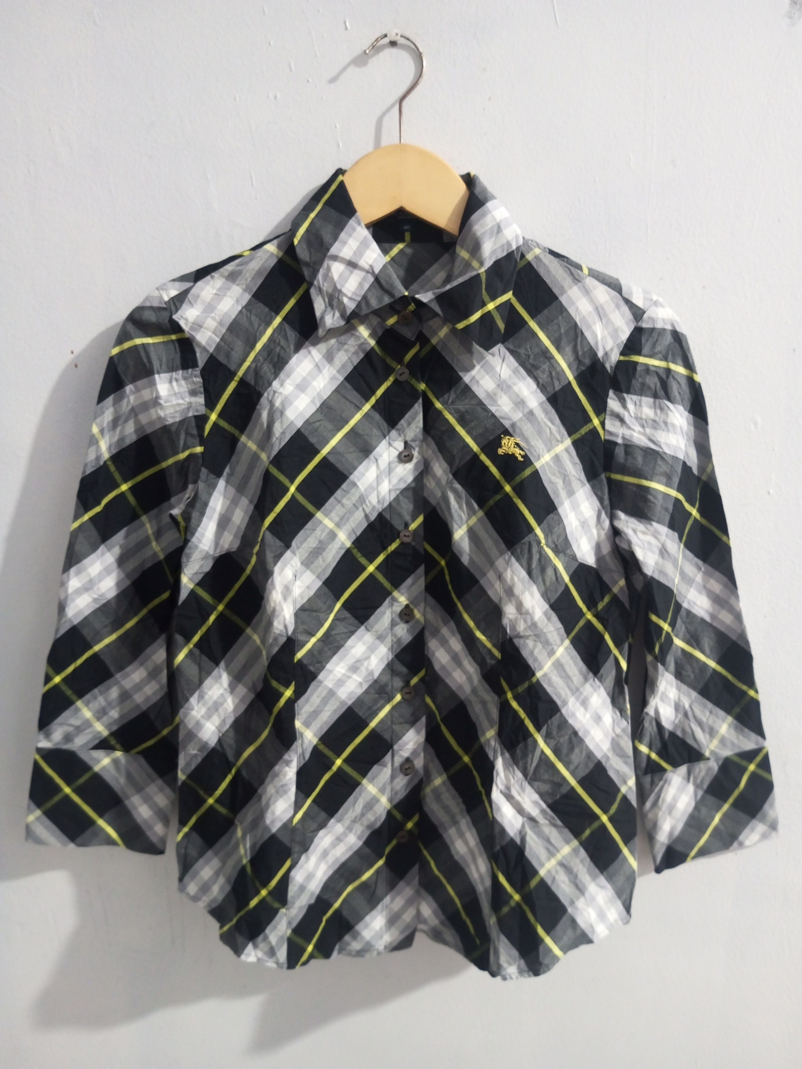 Burberry × Vintage Vintage Burberry nova check button up shirt Size S / US 4 / IT 40 - 1 Thumbnail