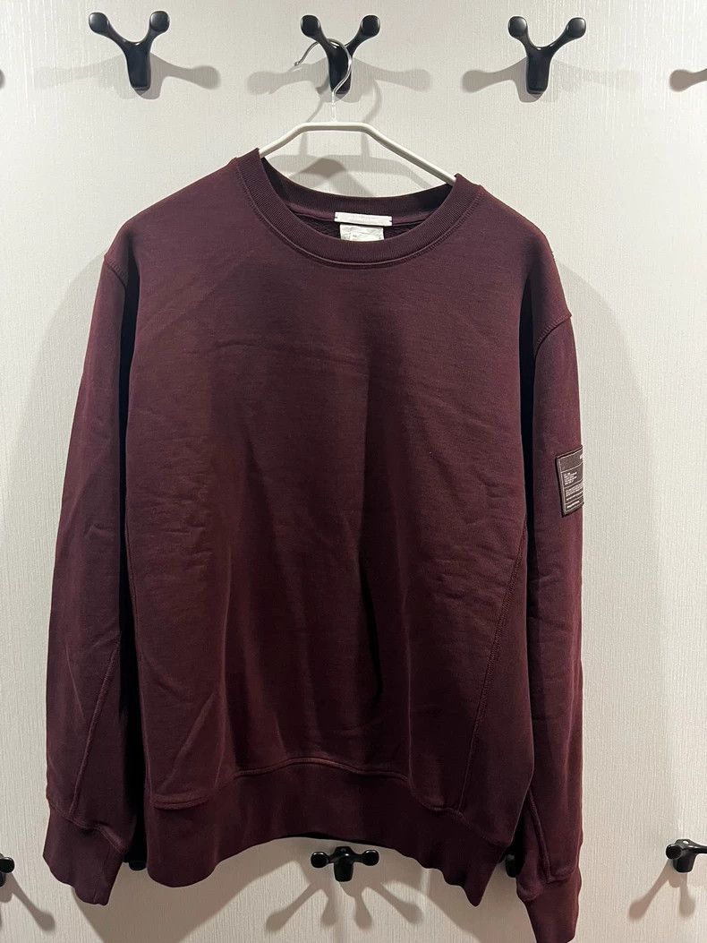 Helmut Lang Helmut Lang size LBurgundy long-sleeved side logo hoodie 25 Size US L / EU 52-54 / 3 - 1 Thumbnail