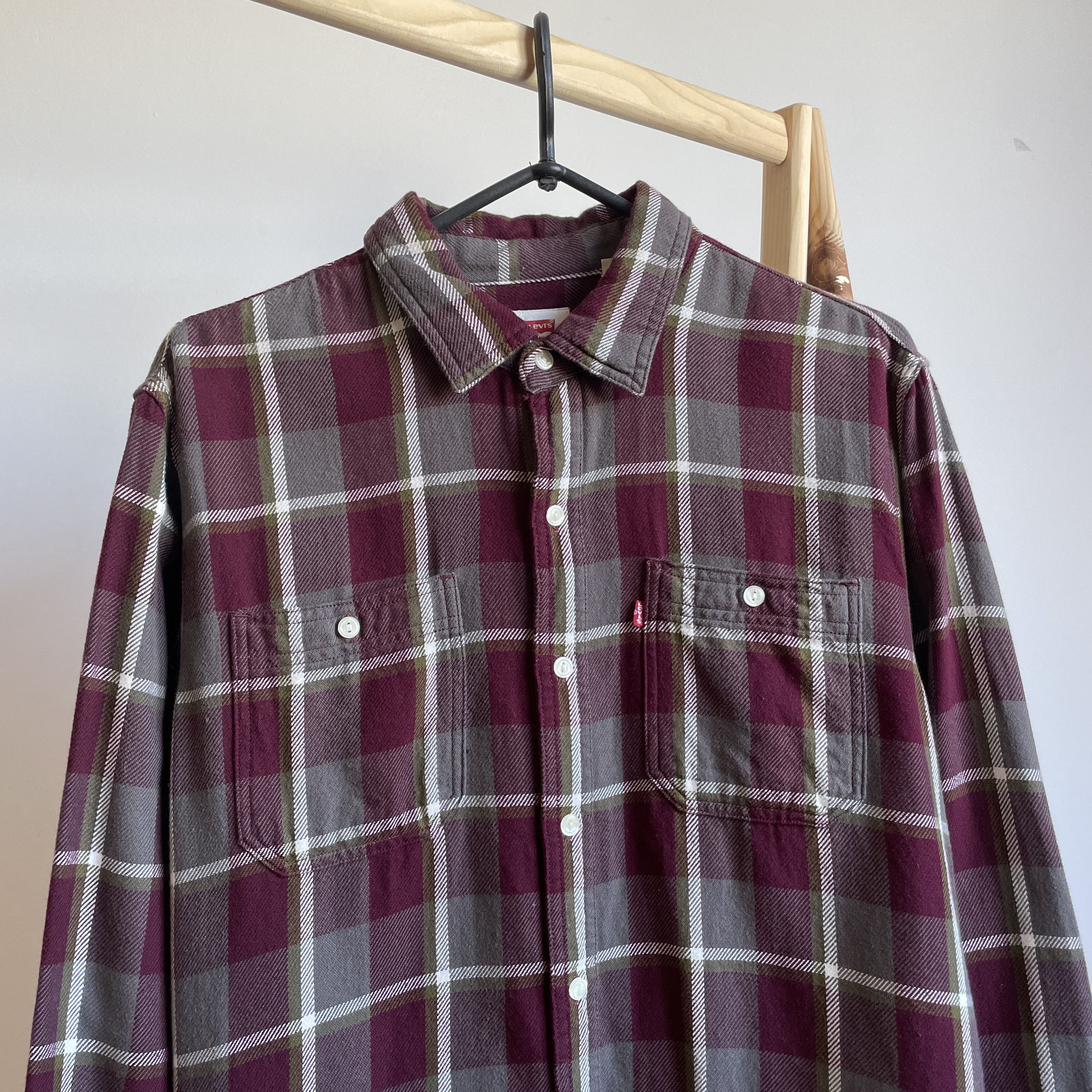 Levi's Levi's Checkered Flannel Shirt Size M Size US M / EU 48-50 / 2 - 3 Thumbnail