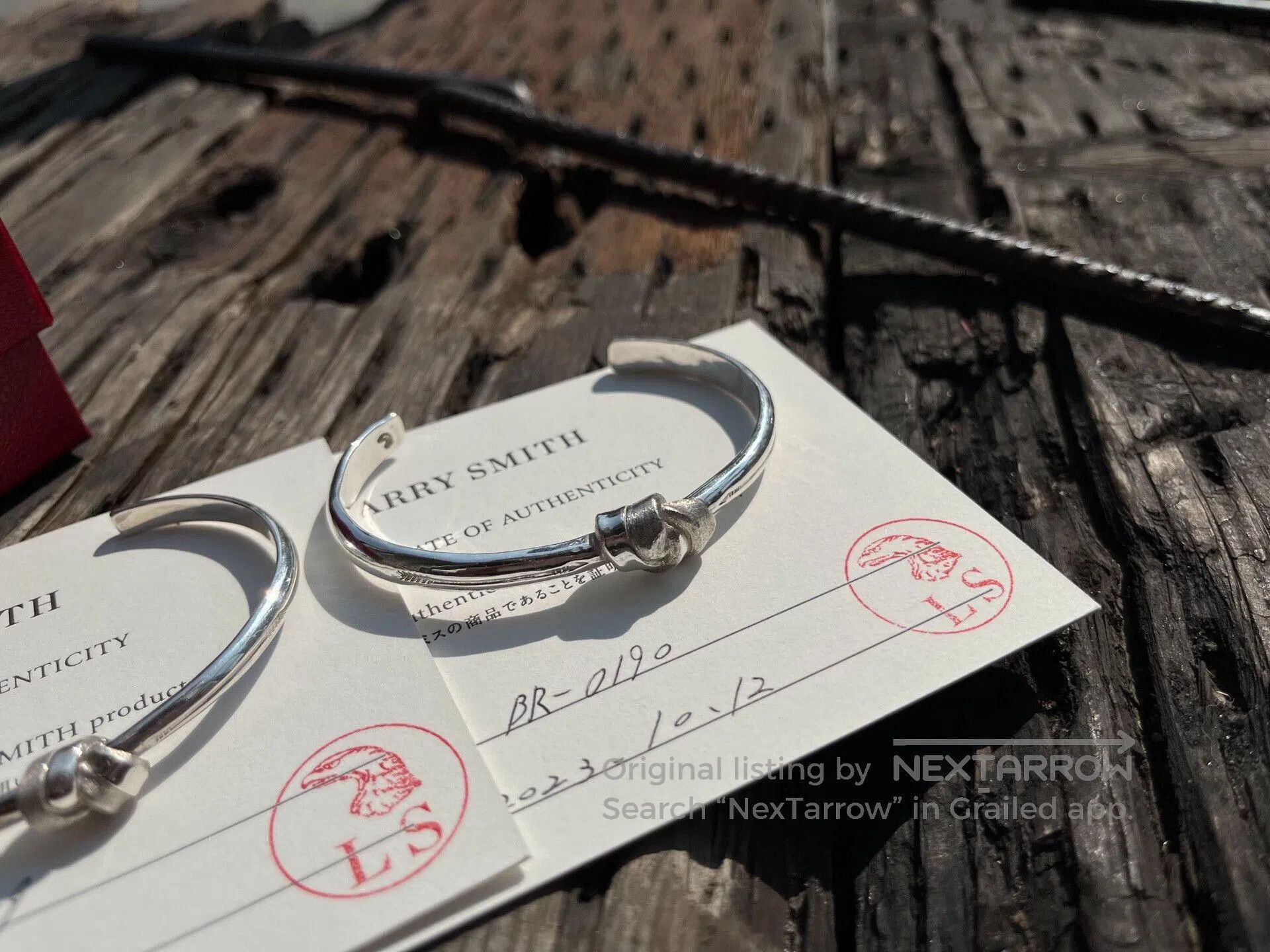 Larry Smith LARRY SMITH Handcrafted Silver Bracelet. Size ONE SIZE - 4 Thumbnail