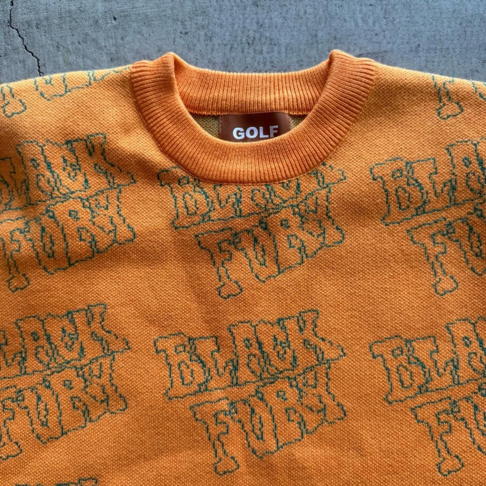 Golf Wang Golf Wang / Black Fury Jacquard Sweater / Orange Size US S / EU 44-46 / 1 - 4 Thumbnail