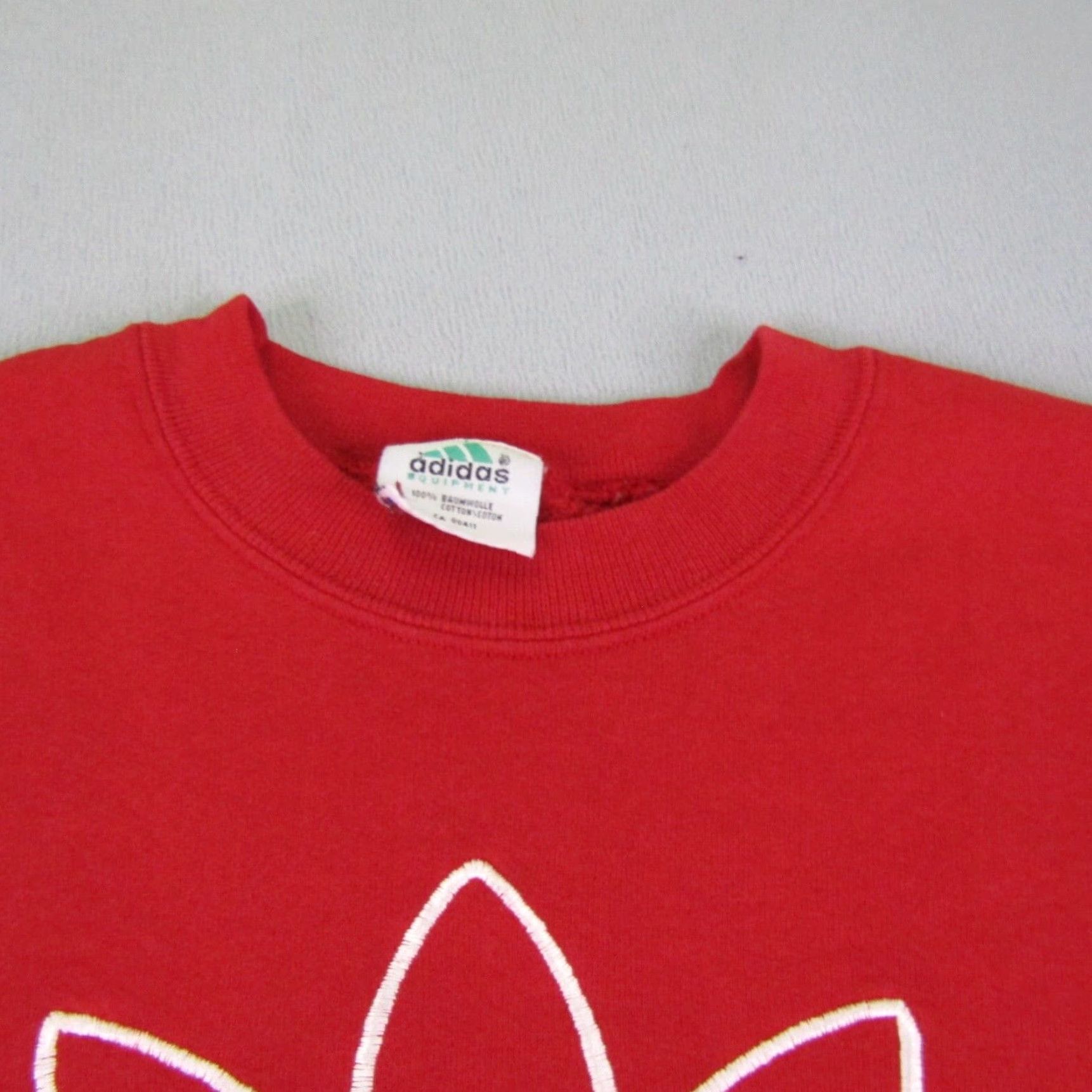 Adidas Vintage Adidas Equipment Sweatshirt Men Medium Red 90s Sports Crewneck Pullover Size US M / EU 48-50 / 2 - 3 Thumbnail