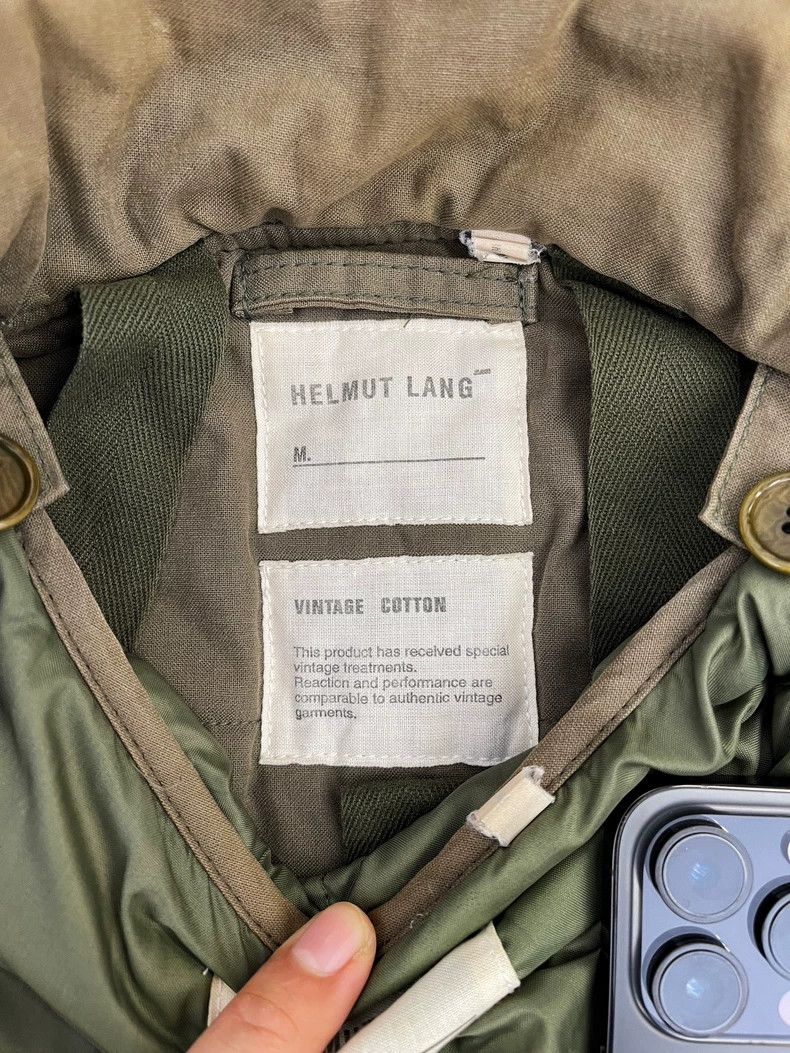 Helmut Lang HELMUT LANG size48 Military green flight jacket Size US M / EU 48-50 / 2 - 9 Thumbnail