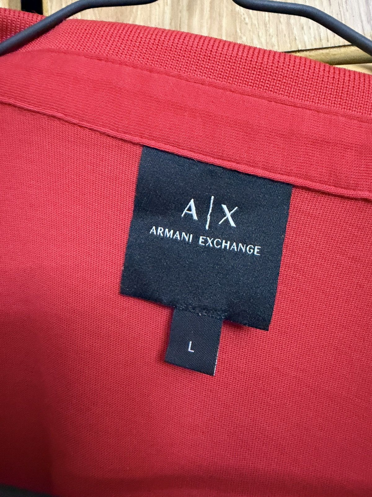 Armani Exchange A/X Armani Exchange Red Polo Button-less. Size US L / EU 52-54 / 3 - 4 Thumbnail