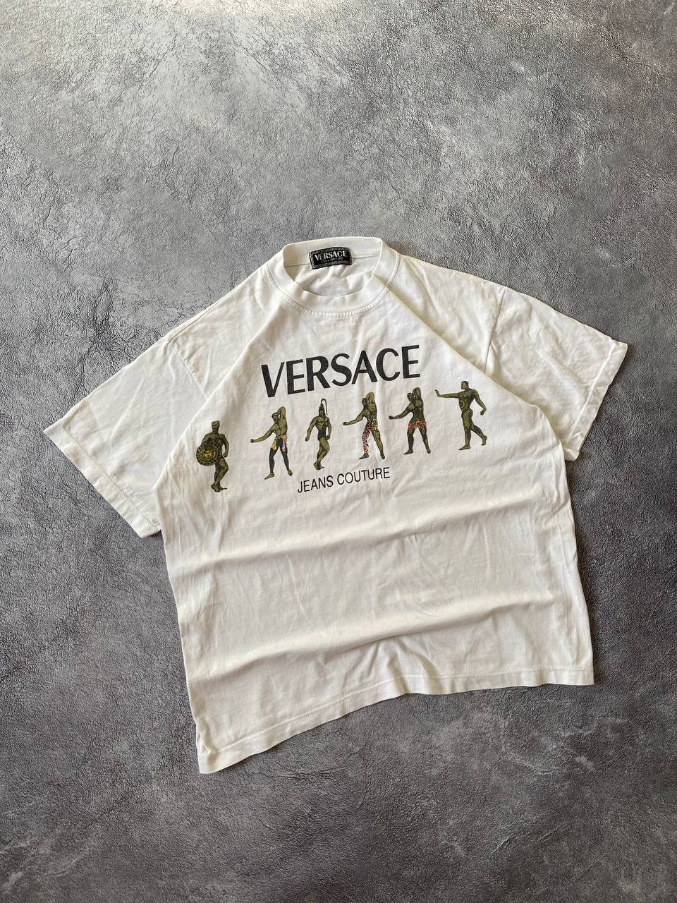 Versace Versace Vintage Jeans Couture 90s Athletic Statue White Size US L / EU 52-54 / 3 - 5 Thumbnail