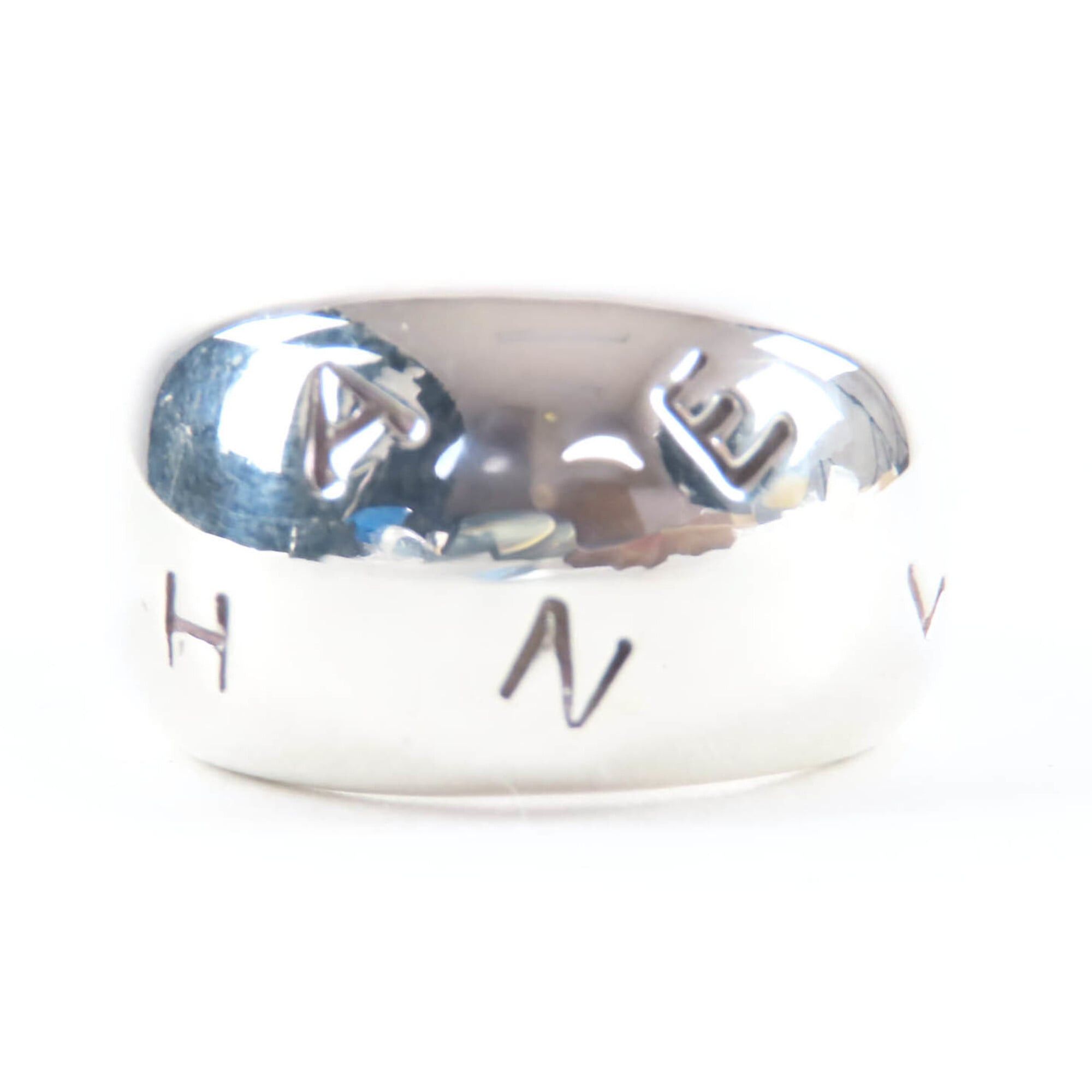 Chanel CHANEL Vintage 925 Logo Design Ring - Silver Weight: 17.69g Women's Size ONE SIZE - 1 Thumbnail