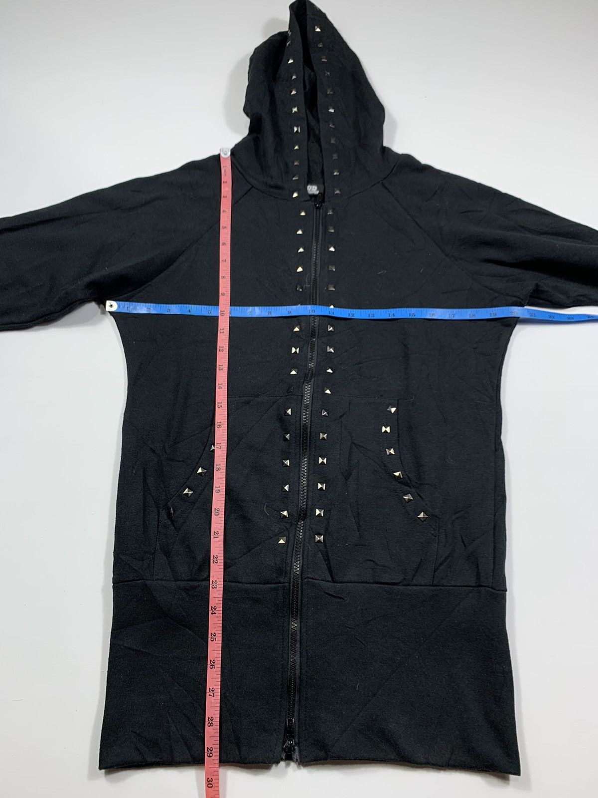 If Six Was Nine ❤️‍🔥BINDING OFFER❤️‍🔥 Japanese RyuRyu Studded Gothic Hoodie Size US M / EU 48-50 / 2 - 6 Thumbnail