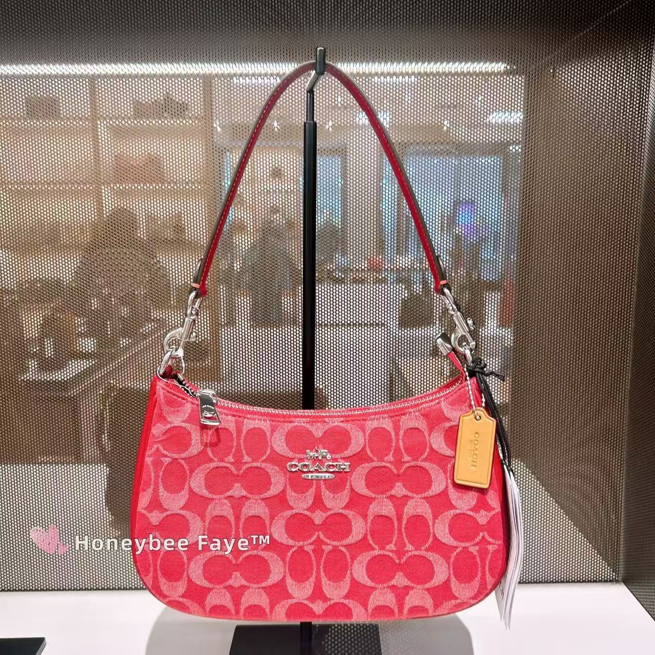 Coach Teri Shoulder Bag In Signature Denim CDE43 Size ONE SIZE - 2 Thumbnail