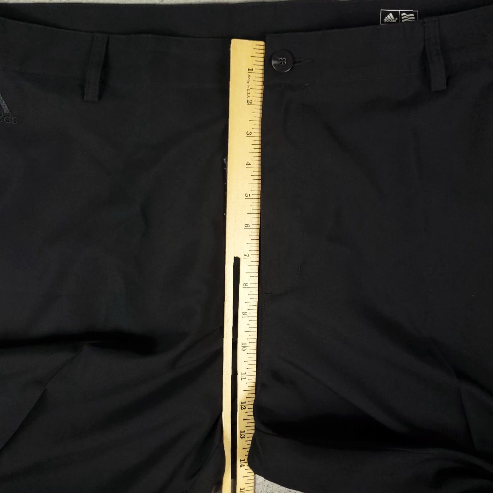 Adidas Adidas Pants Mens 42x30 Black Flat Front Chino Trousers Regular Size US 42 / EU 58 - 4 Thumbnail