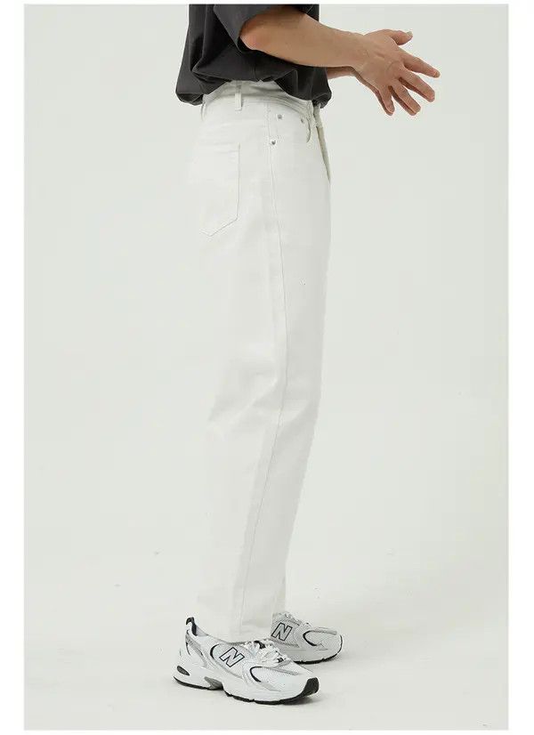 VIBE White simple slim jeans Size US 30 / EU 46 - 6 Thumbnail