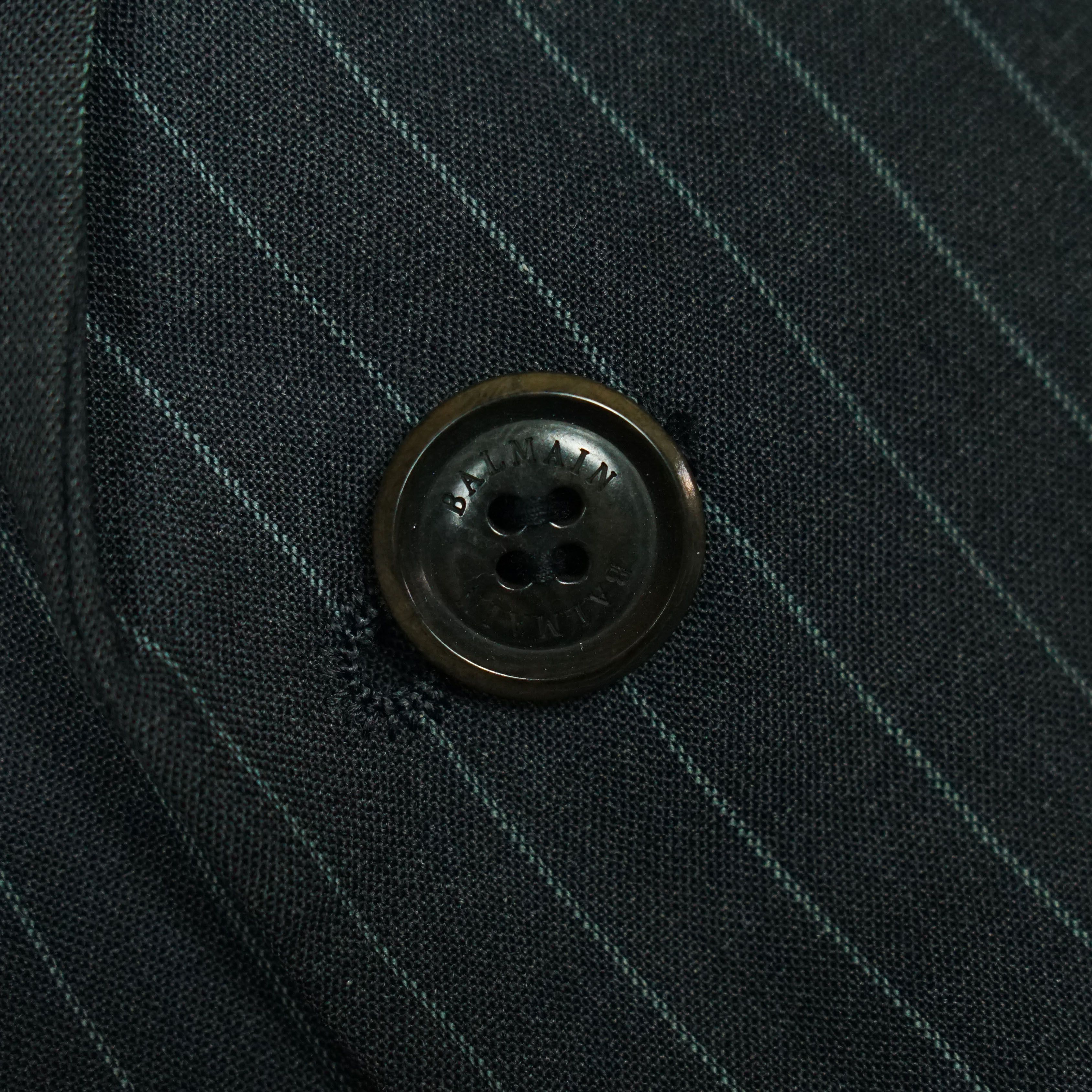 Balmain *NoTariff Balmain Pinstripe Blazer Size 40R - 3 Thumbnail