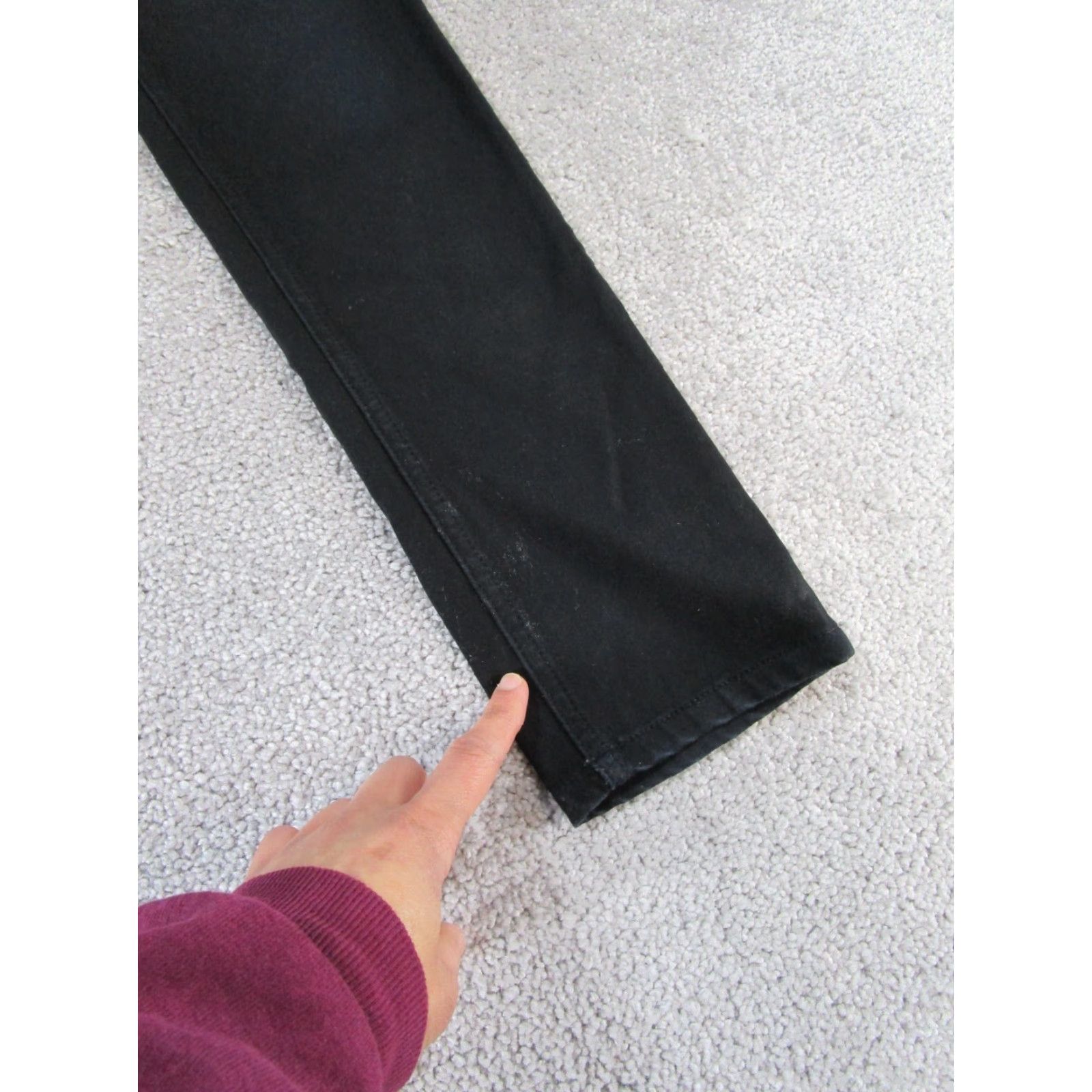 Rag & Bone VINTAGE Rag & Bone Womens Skinny Jeans 27 Black Cotton/Modal Skinny Low Rise Zipper 90s Women Size 27" / US 4 / IT 40 - 2 Thumbnail