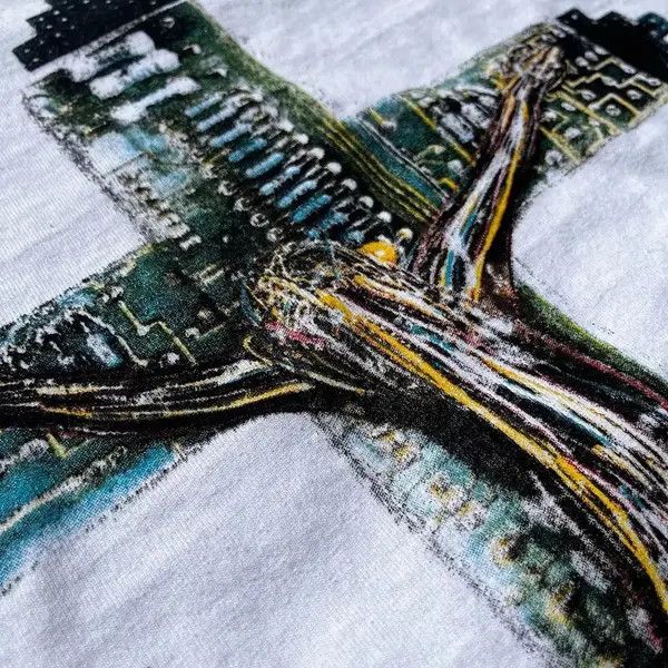 VIBE Streetwear White Tee Shirt Size US L / EU 52-54 / 3 - 2 Thumbnail