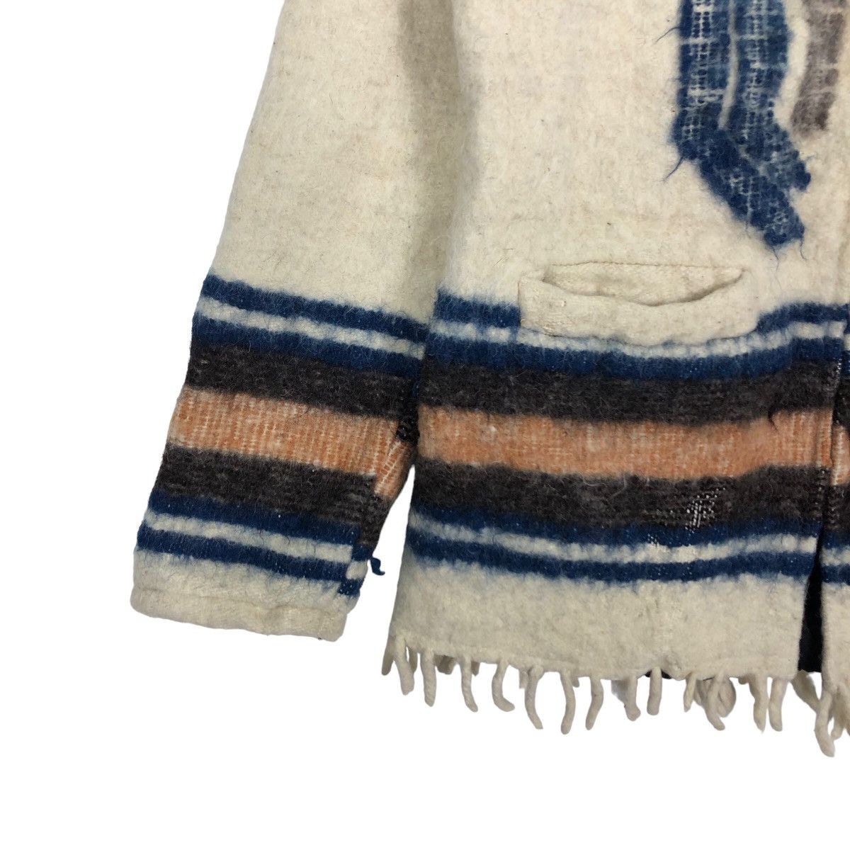 Issey Miyake 🔥Rare Sesign Navajo Aztec Wool Jacket Inspire Kapital Japan Size M / US 6-8 / IT 42-44 - 4 Thumbnail
