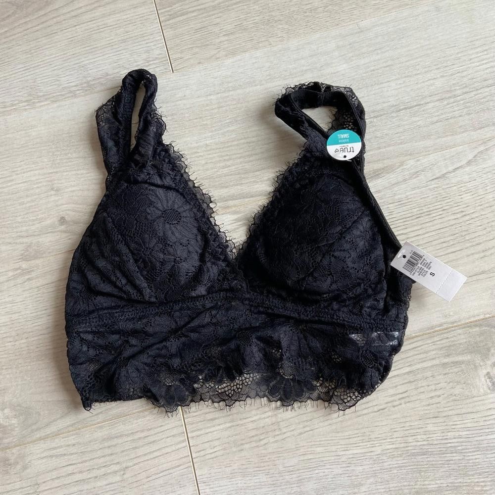 rue21 Rue 21 Black Floral Lace Bralette Size ONE SIZE - 2 Thumbnail