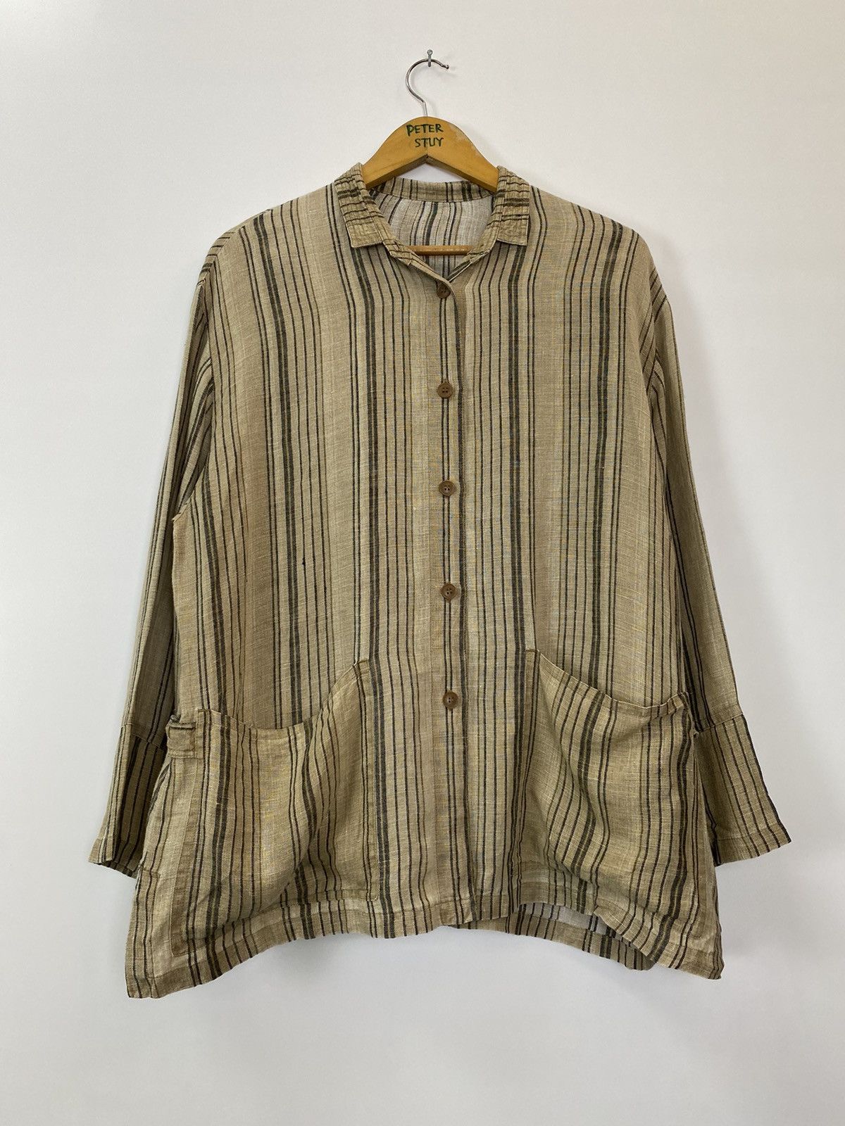 Japanese Brand × Vintage Vintage Button Up Shirt Size US XL / EU 56 / 4 - 1 Thumbnail