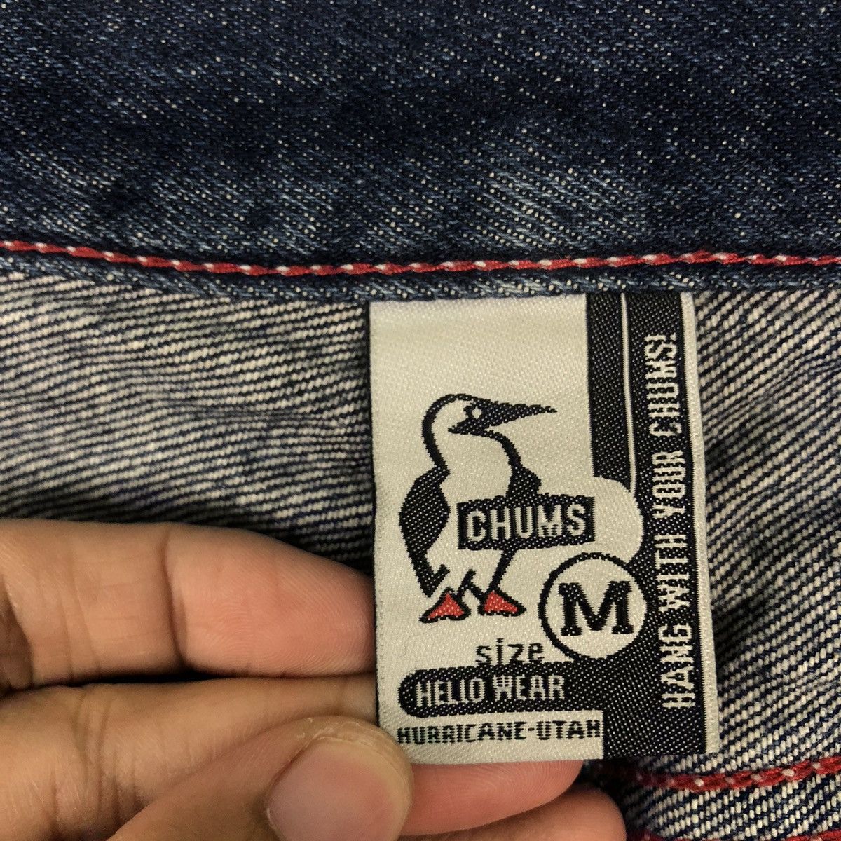 Japanese Brand VINTAGE DISTRESSED DENIM SELVEDGES CHUMS JAPAN Size US 30 / EU 46 - 9 Thumbnail