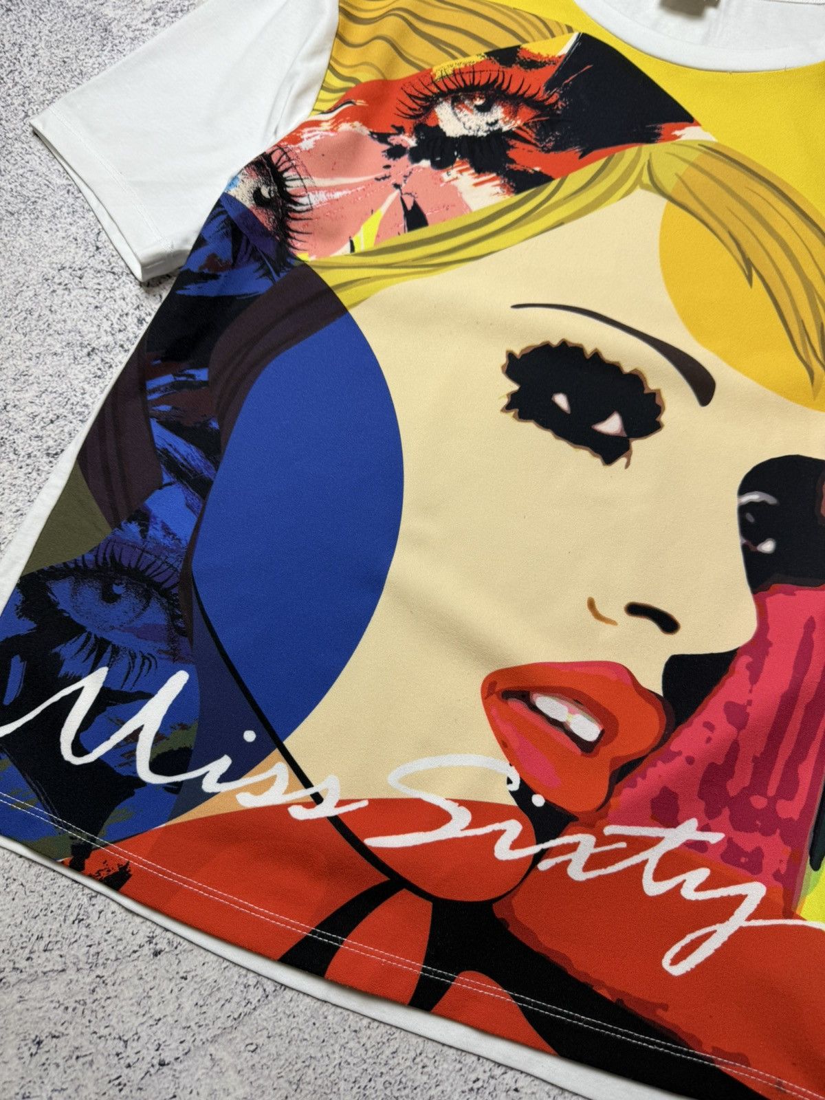 Miss Sixty Vintage Miss Sixty Sexy Logo Girl Gun Tee Y2K Awant Garde Size M / US 6-8 / IT 42-44 - 9 Thumbnail