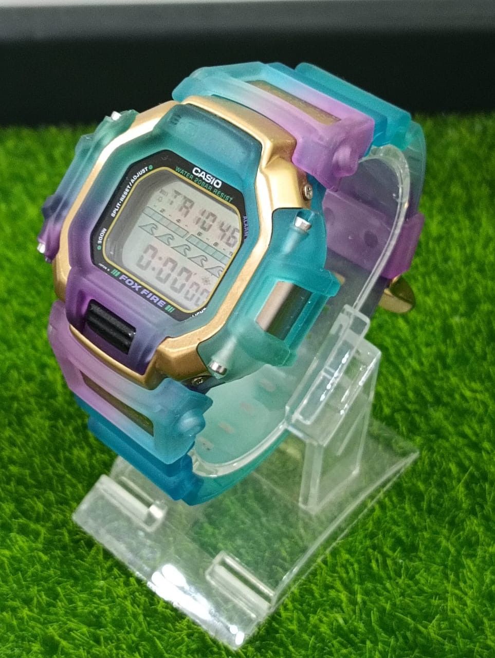 Custom × G Shock × Vintage Vintage G-Shock DW-8160 Fox Fire Endless Summer  custom B&B | Grailed