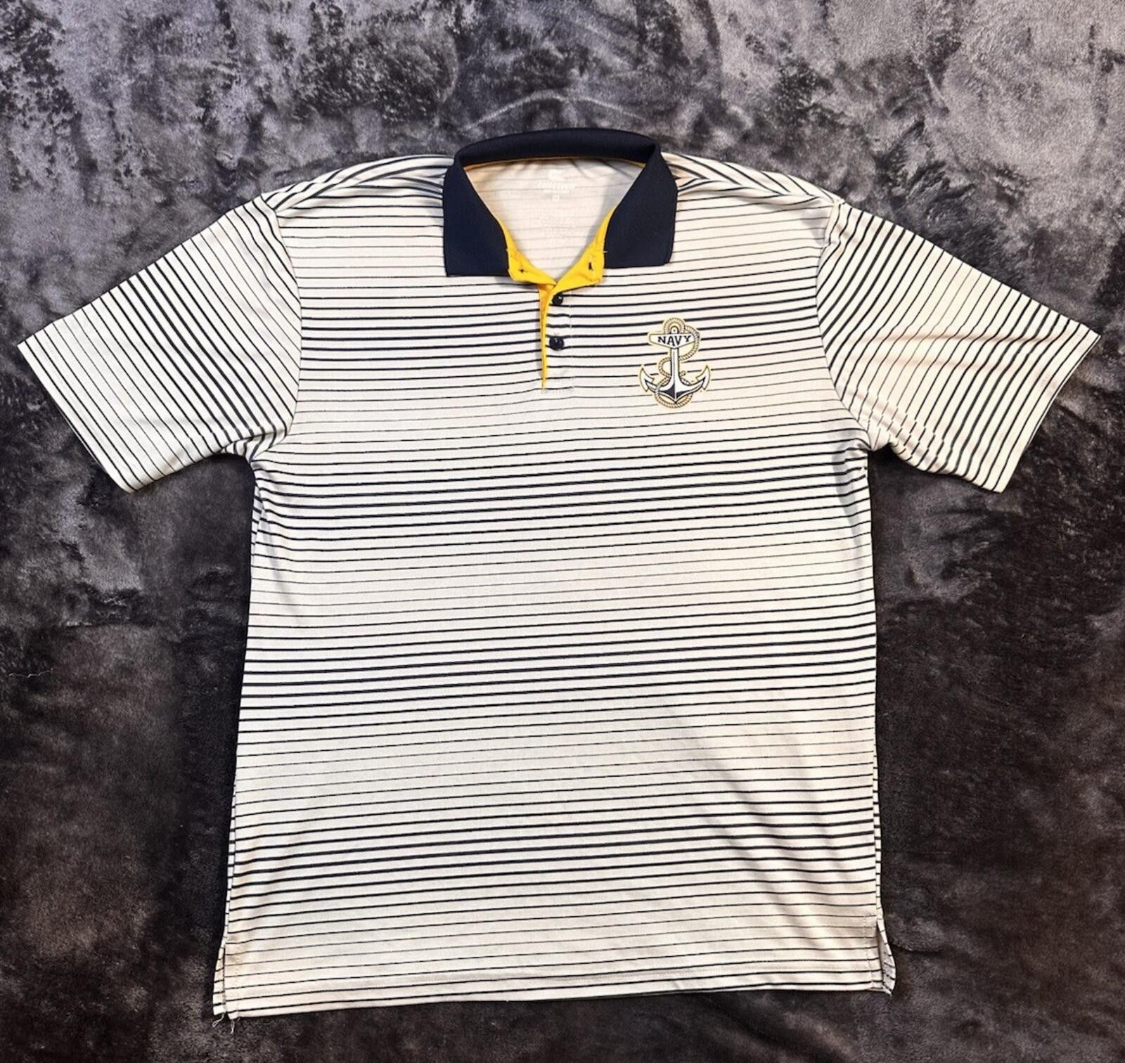 Colosseum Athletics Colosseum Men's Navy USNA Polo Athletic Fabric Size M Size US M / EU 48-50 / 2 - 1 Thumbnail