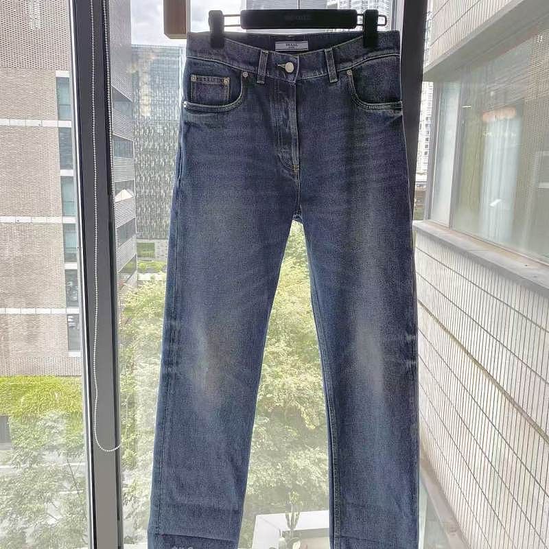 Prada Prada Logo Triangle Jeans Size 25 Size 25" / US 0 / IT 36 - 1 Thumbnail
