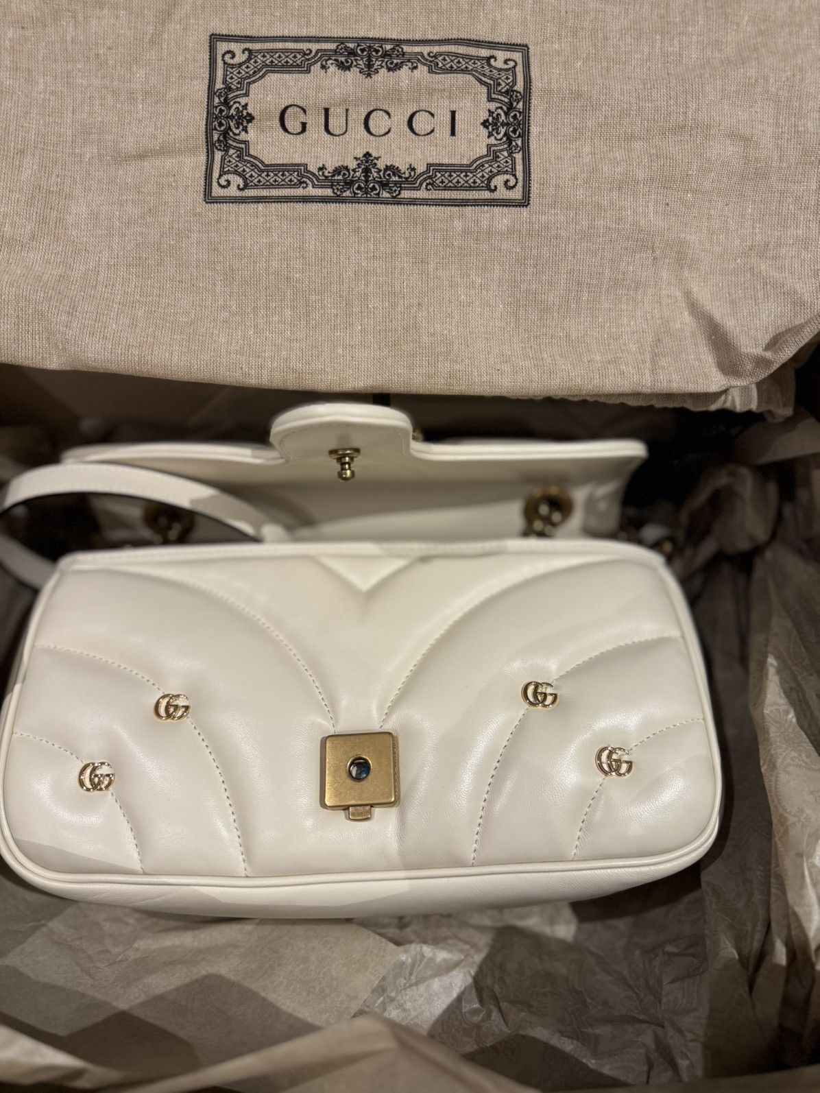 Gucci Brand New Gucci GG Marmont with twisted torchon Double G Size ONE SIZE - 6 Thumbnail