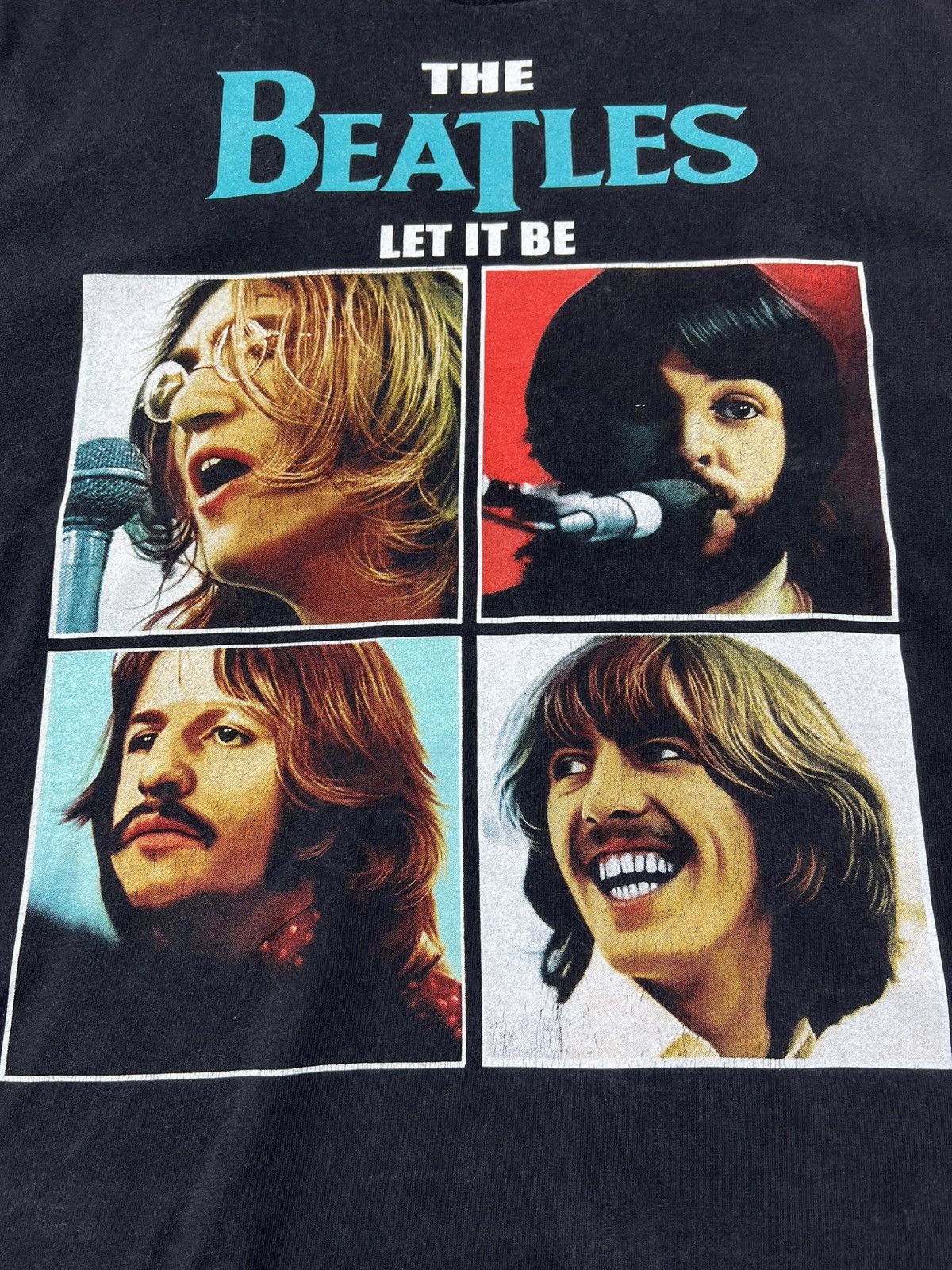 Band Tees × Vintage Vintage The Beatles rock merchandise T-shirt Size US L / EU 52-54 / 3 - 4 Thumbnail