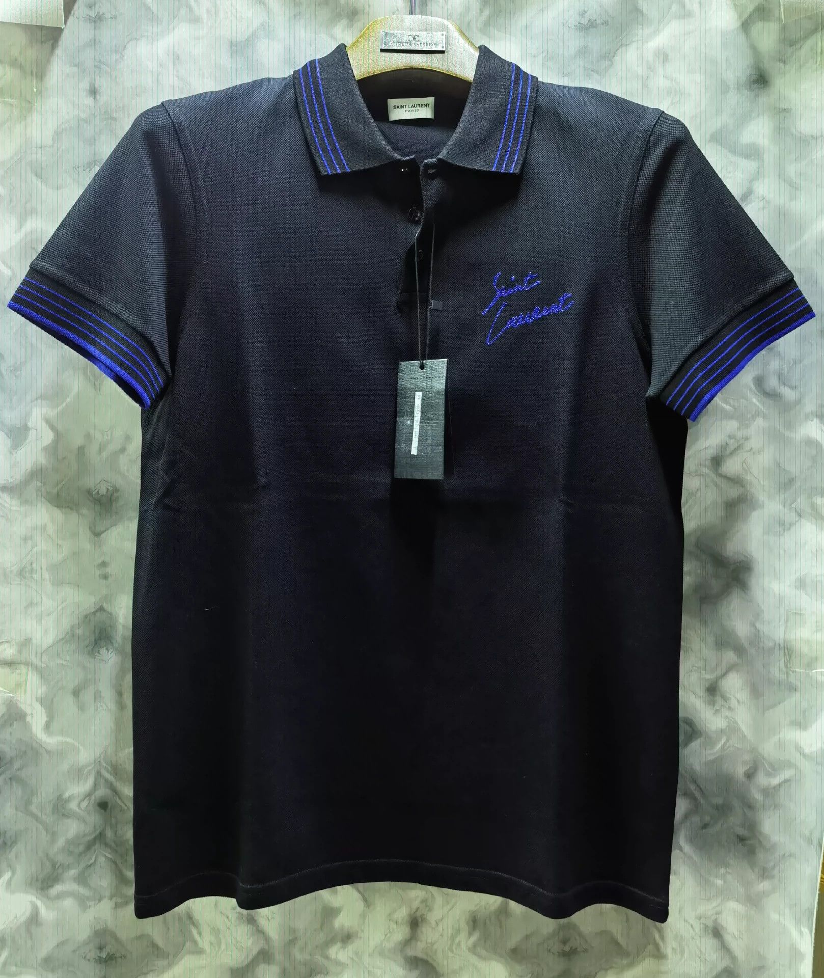 Saint Laurent Paris Saint Laurent Paris Men's polo shirt Size US S / EU 44-46 / 1 - 1 Thumbnail