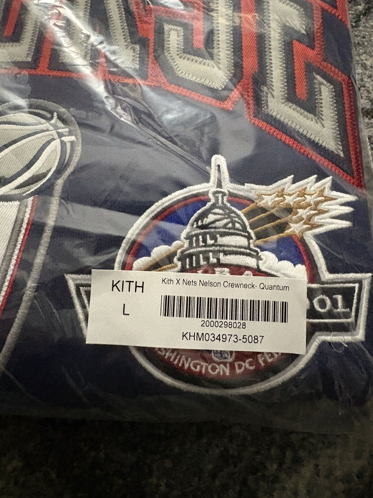 Kith × NBA Kith X Nets Nelson Crewneck- Quantum Size US L / EU 52-54 / 3 - 3 Thumbnail